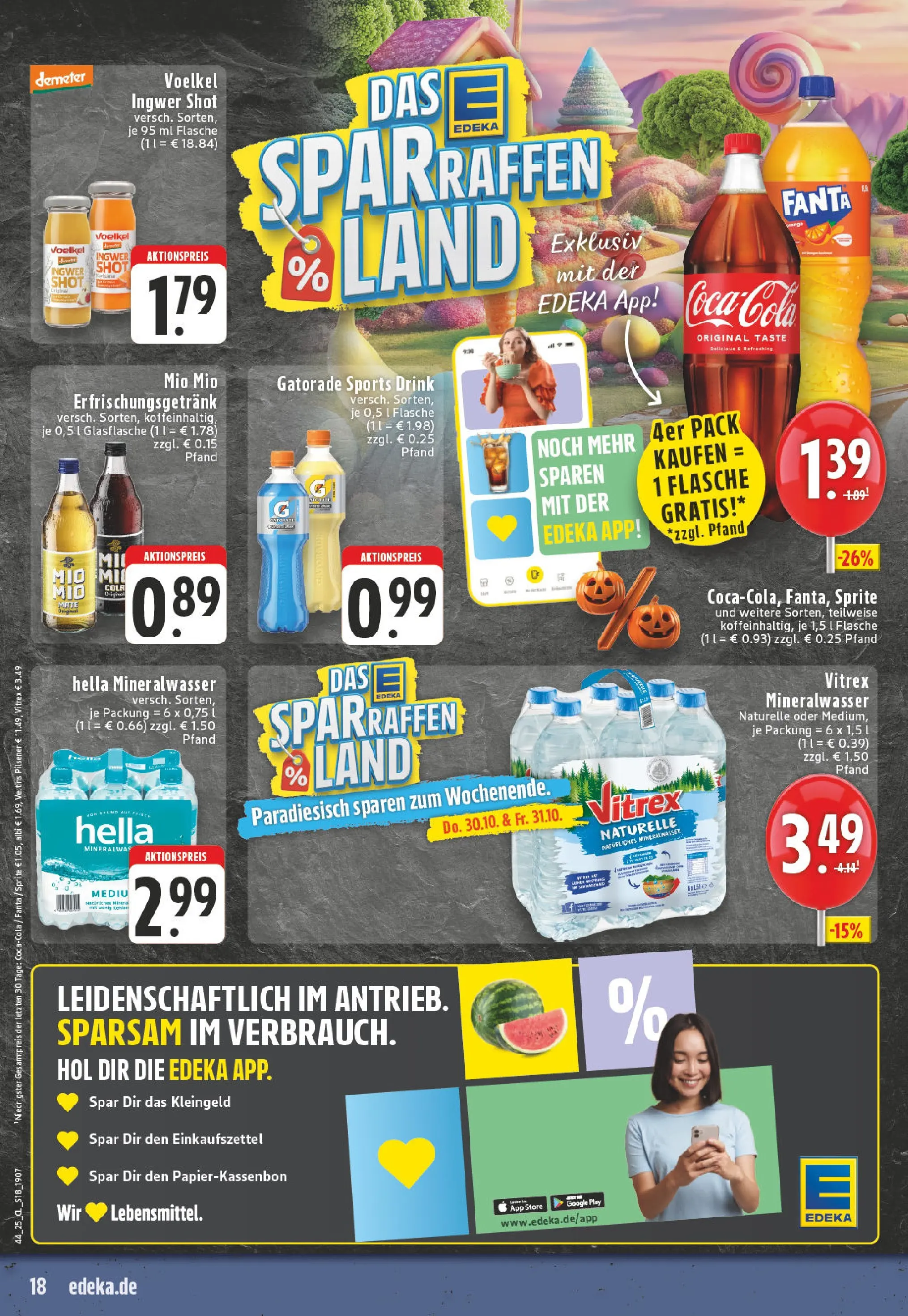 Edeka prospekt Paderborn	 (ab 26.10.2025) » Angebote Online | Seite: 18 | Produkte: Fanta, Sprite, Hella, Veltins