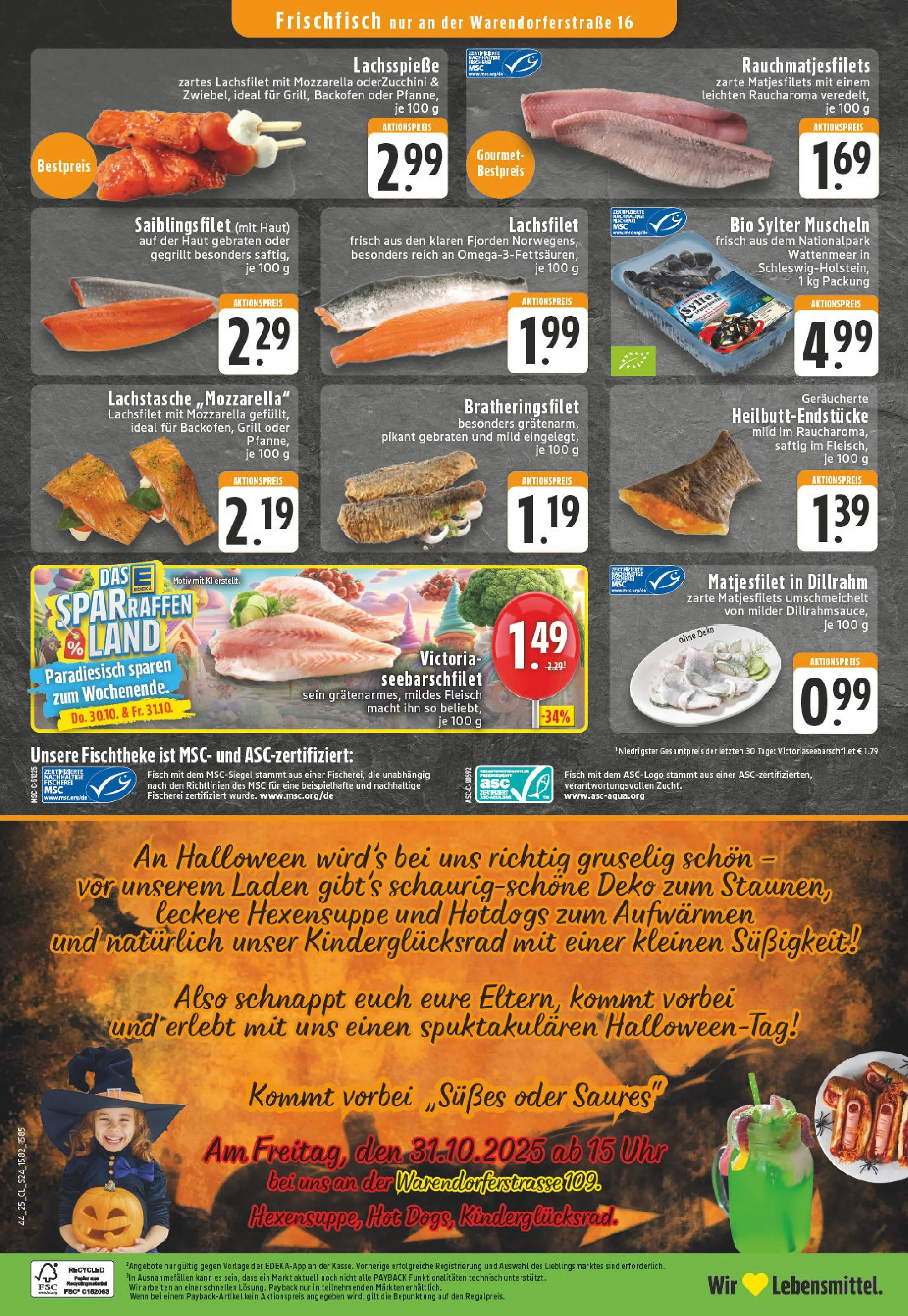 Edeka prospekt Oelde	 (ab 26.10.2025) » Angebote Online | Seite: 24 | Produkte: Grill, Mozzarella, Fisch, Backofen
