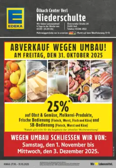 Edeka prospekt Verl	 ab 26.10.2025 gültig