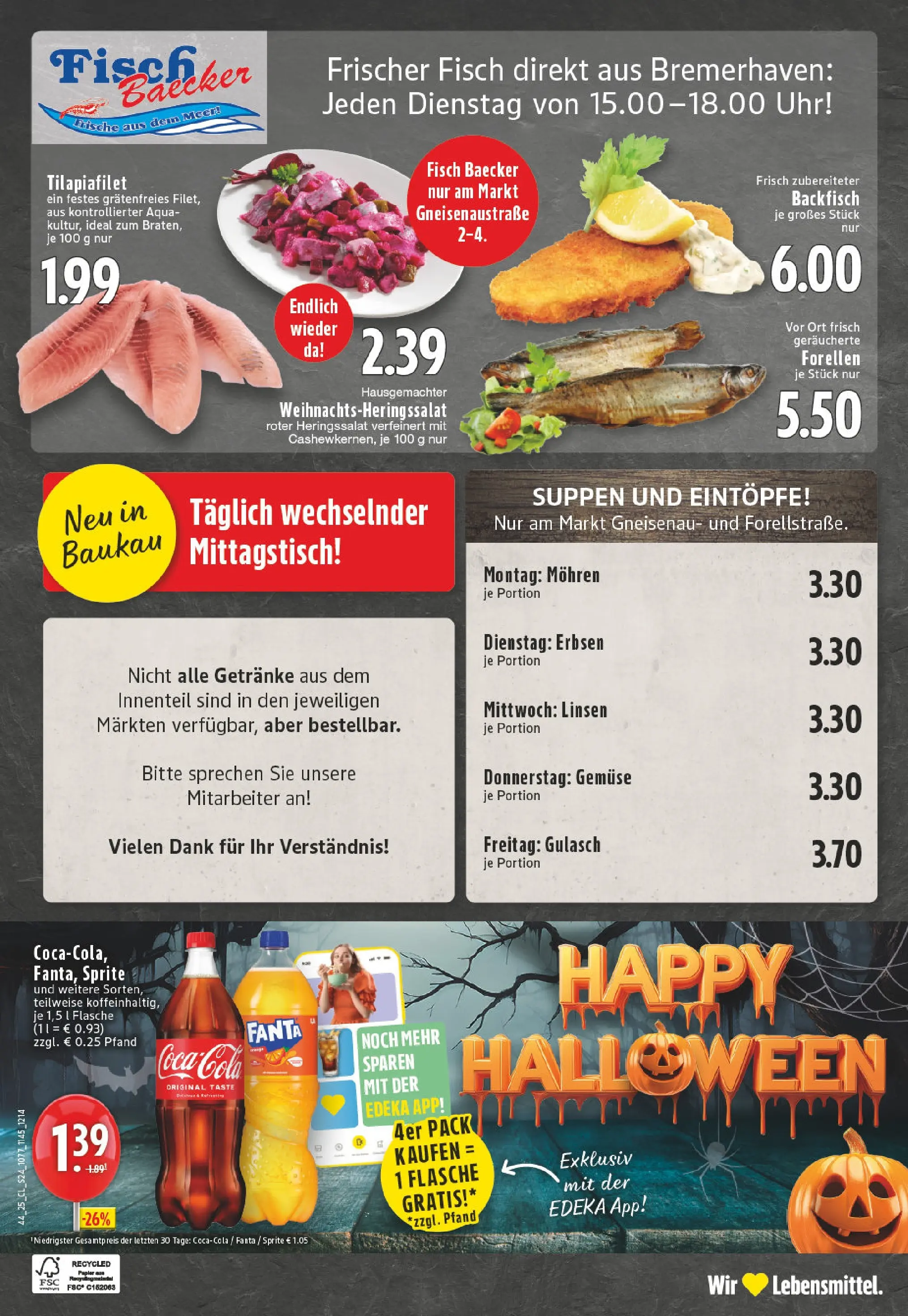 Edeka prospekt Herne	 (ab 26.10.2025) » Angebote Online | Seite: 24 | Produkte: Mohren, Gemüse, Gulasch, Erbsen