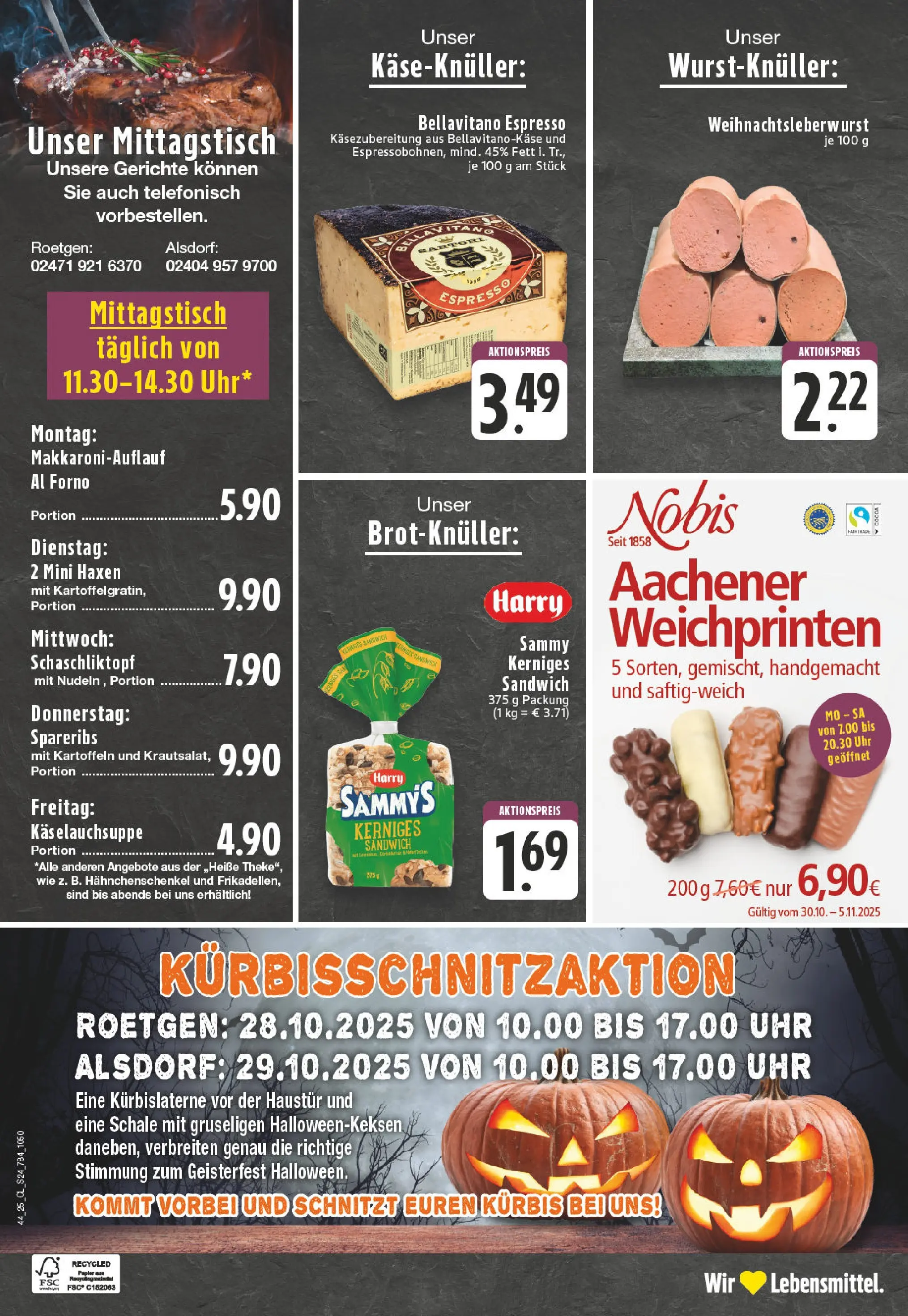 Edeka prospekt Roetgen	 (ab 26.10.2025) » Angebote Online | Seite: 24 | Produkte: Hahnchenschenkel, Kartoffeln, Kürbis, Uhr