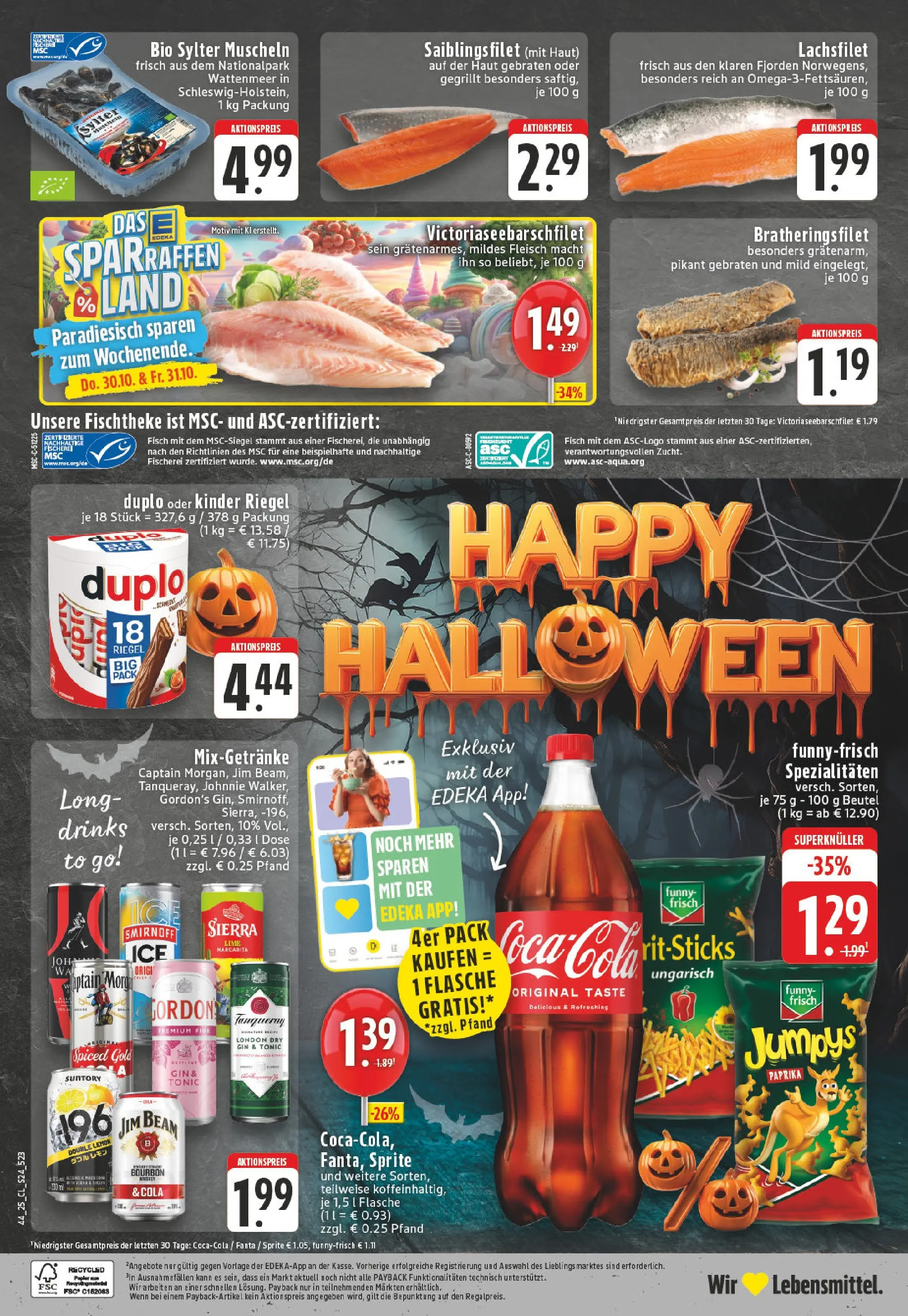 Edeka prospekt Vreden	 (ab 26.10.2025) » Angebote Online | Seite: 24 | Produkte: Fanta, Cola, Bourbon, Gin