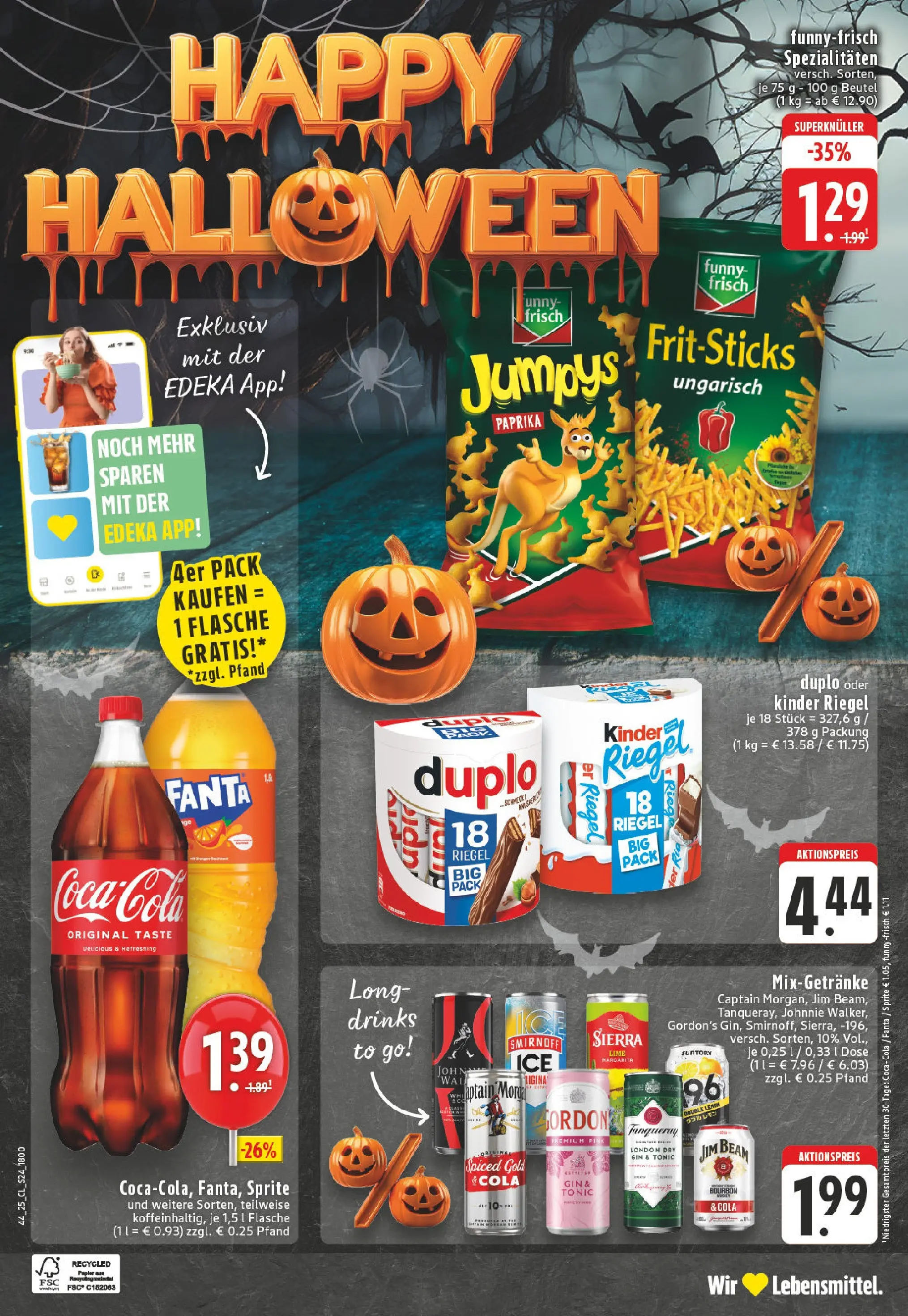 Edeka prospekt Borgholzhausen	 (ab 26.10.2025) » Angebote Online | Seite: 24 | Produkte: Coca cola, Fanta, Cola, Paprika