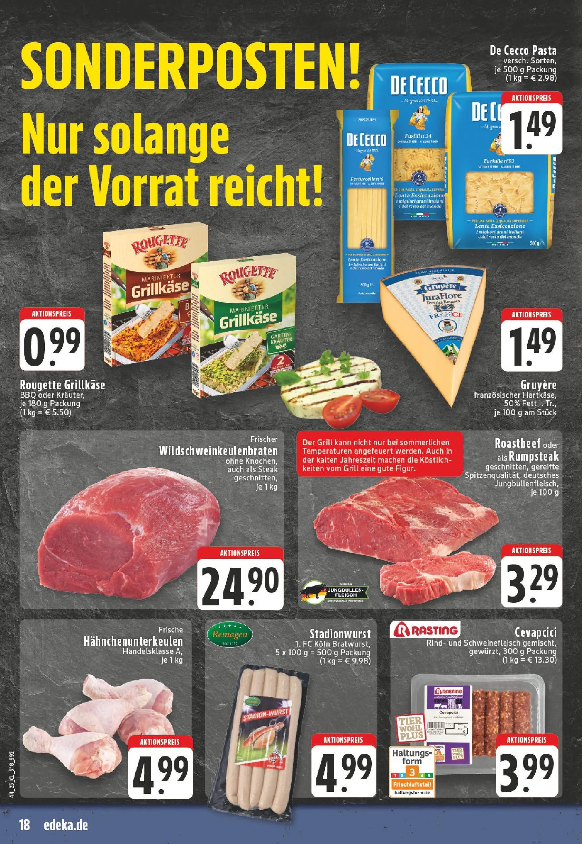Edeka prospekt Köln-Lindenthal	 (ab 26.10.2025) » Angebote Online | Seite: 18 | Produkte: Rumpsteak, Schweinefleisch, Steak, Fleisch