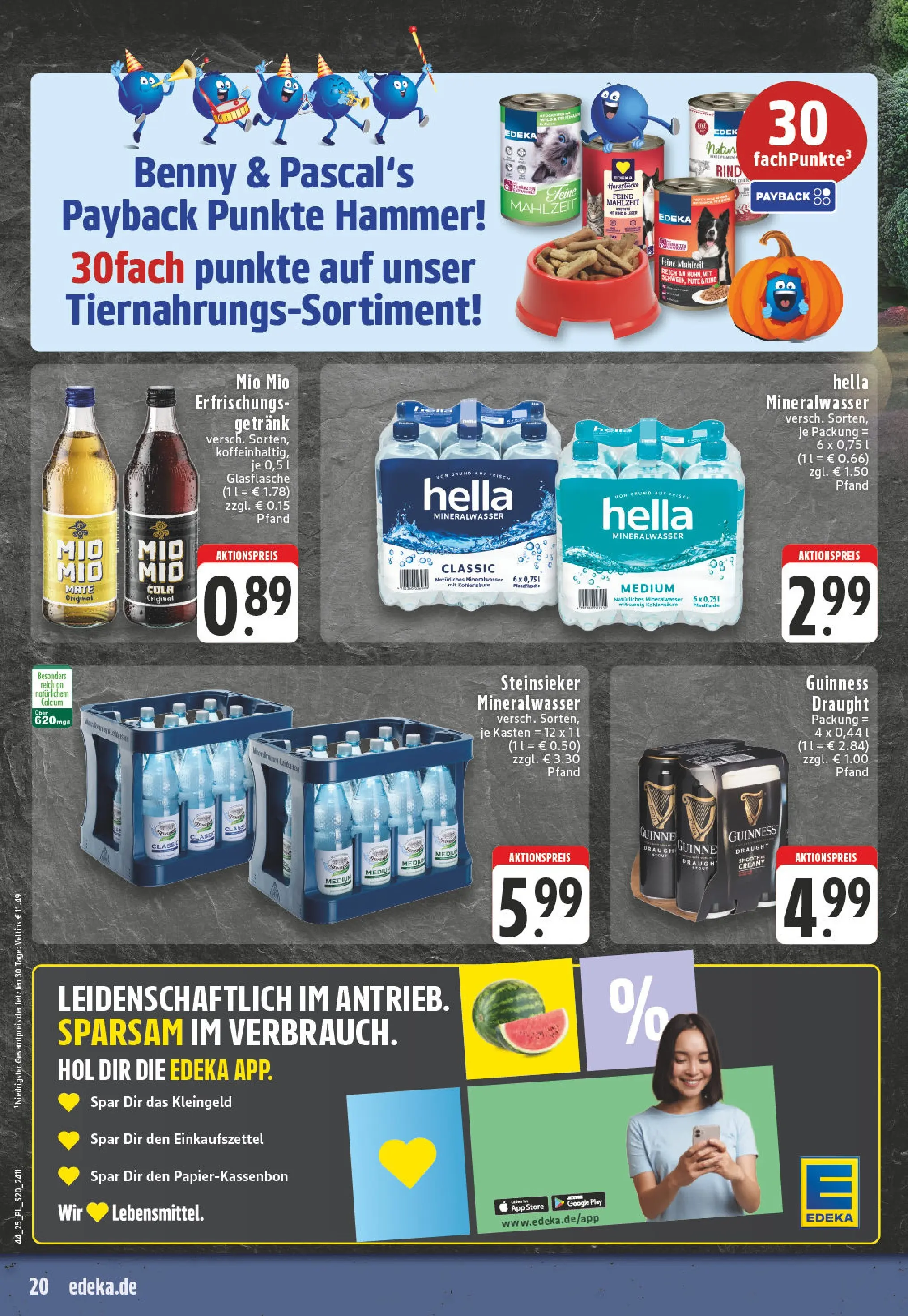 Edeka prospekt Wesel	 (ab 26.10.2025) » Angebote Online | Seite: 22 | Produkte: Cola, Mineralwasser, Wasser, Veltins