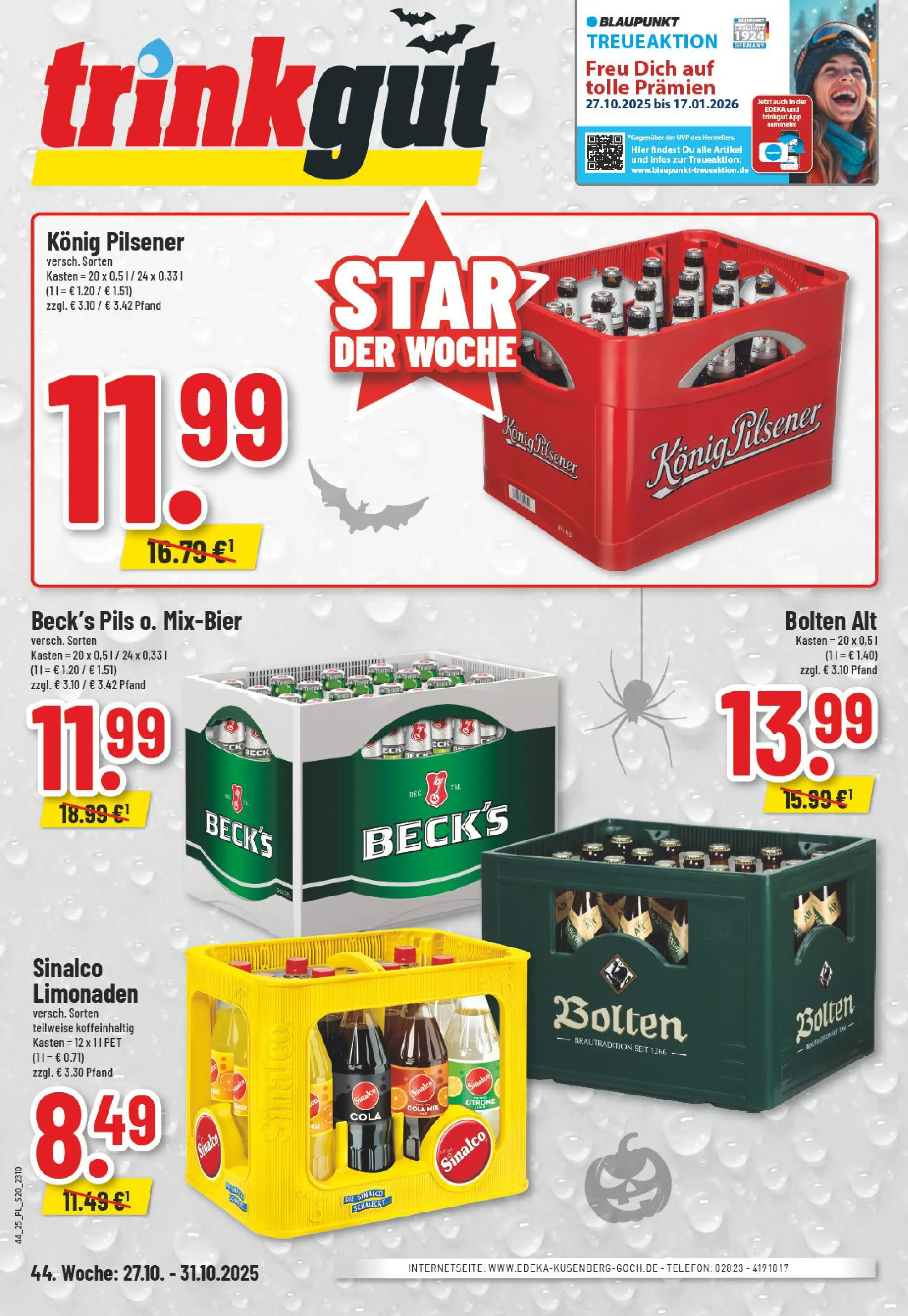 Edeka prospekt Goch	 (ab 26.10.2025) » Angebote Online | Seite: 20 | Produkte: Konig pilsener, Cola, Pils, Telefon
