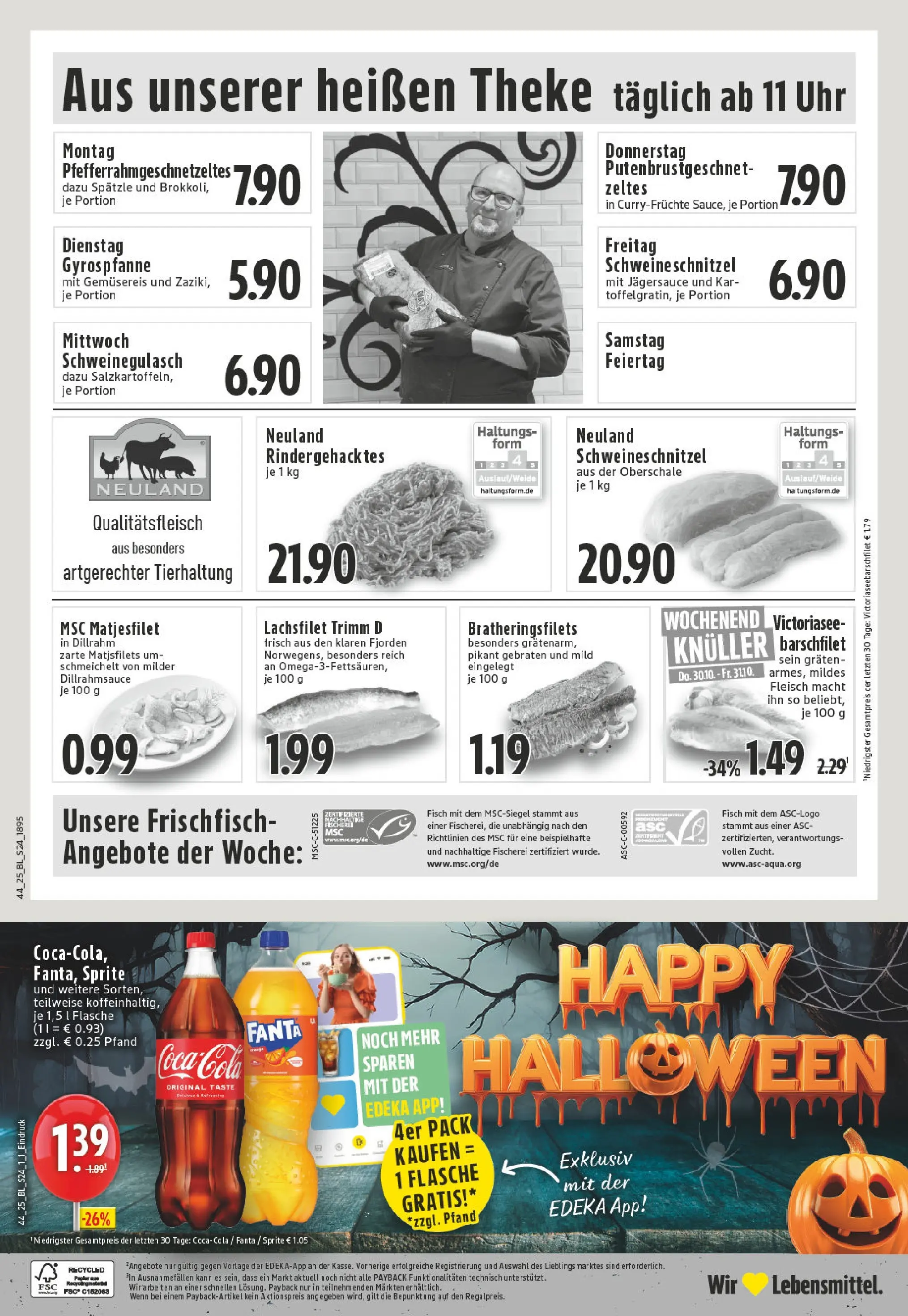 Edeka prospekt Schwerte - Ergste	 (ab 26.10.2025) » Angebote Online | Seite: 24 | Produkte: Fanta, Sprite, Fleisch, Uhr