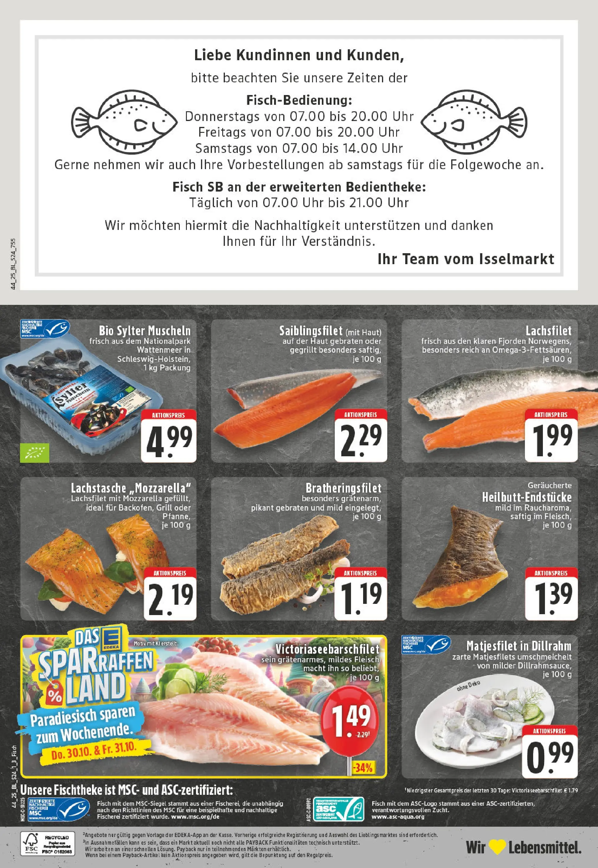 Edeka prospekt Fröndenberg	 (ab 26.10.2025) » Angebote Online | Seite: 24 | Produkte: Grill, Mozzarella, Fisch, Fleisch