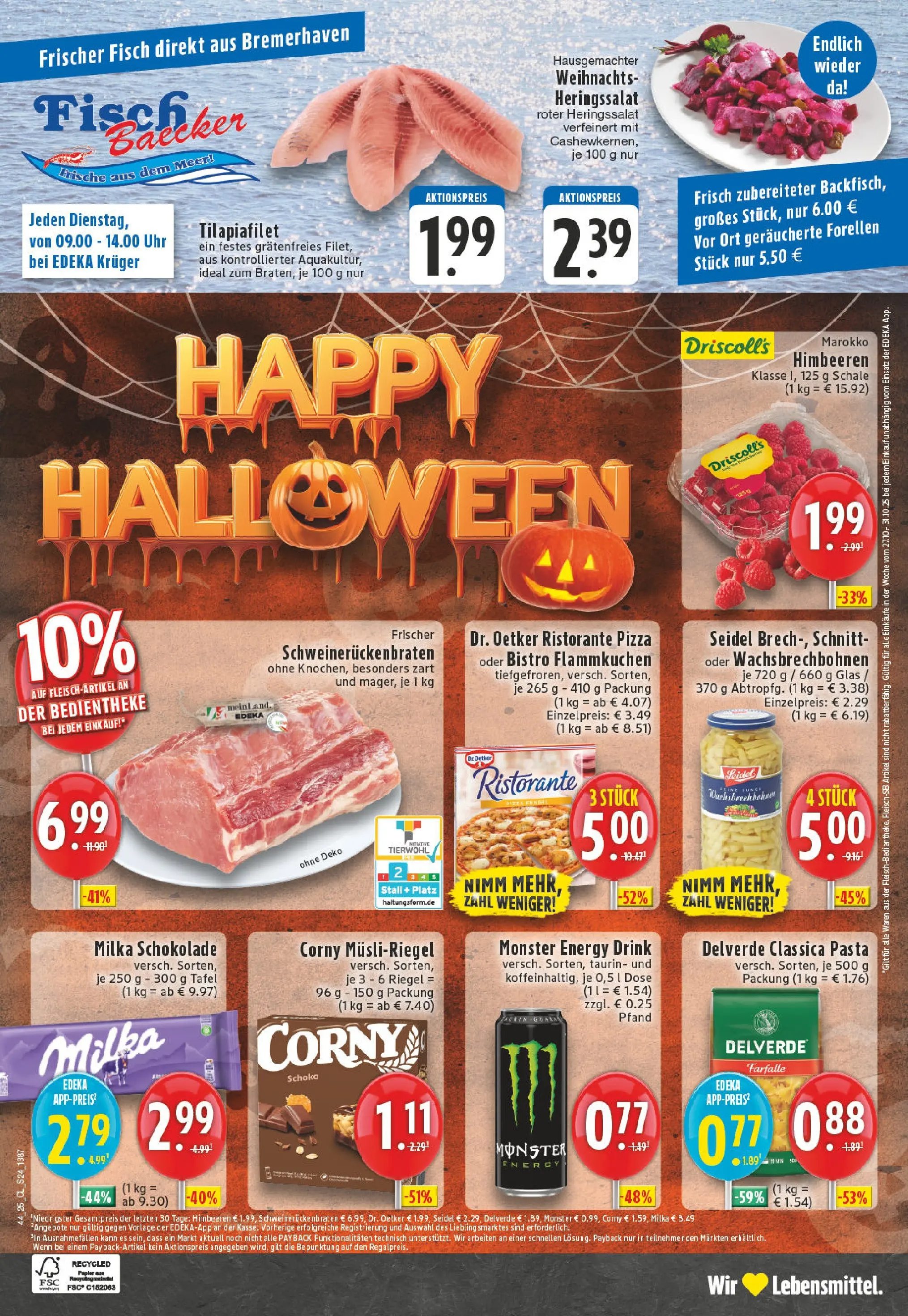 Edeka prospekt Herne	 (ab 26.10.2025) » Angebote Online | Seite: 24 | Produkte: Ristorante, Milka schokolade, Milka, Pasta