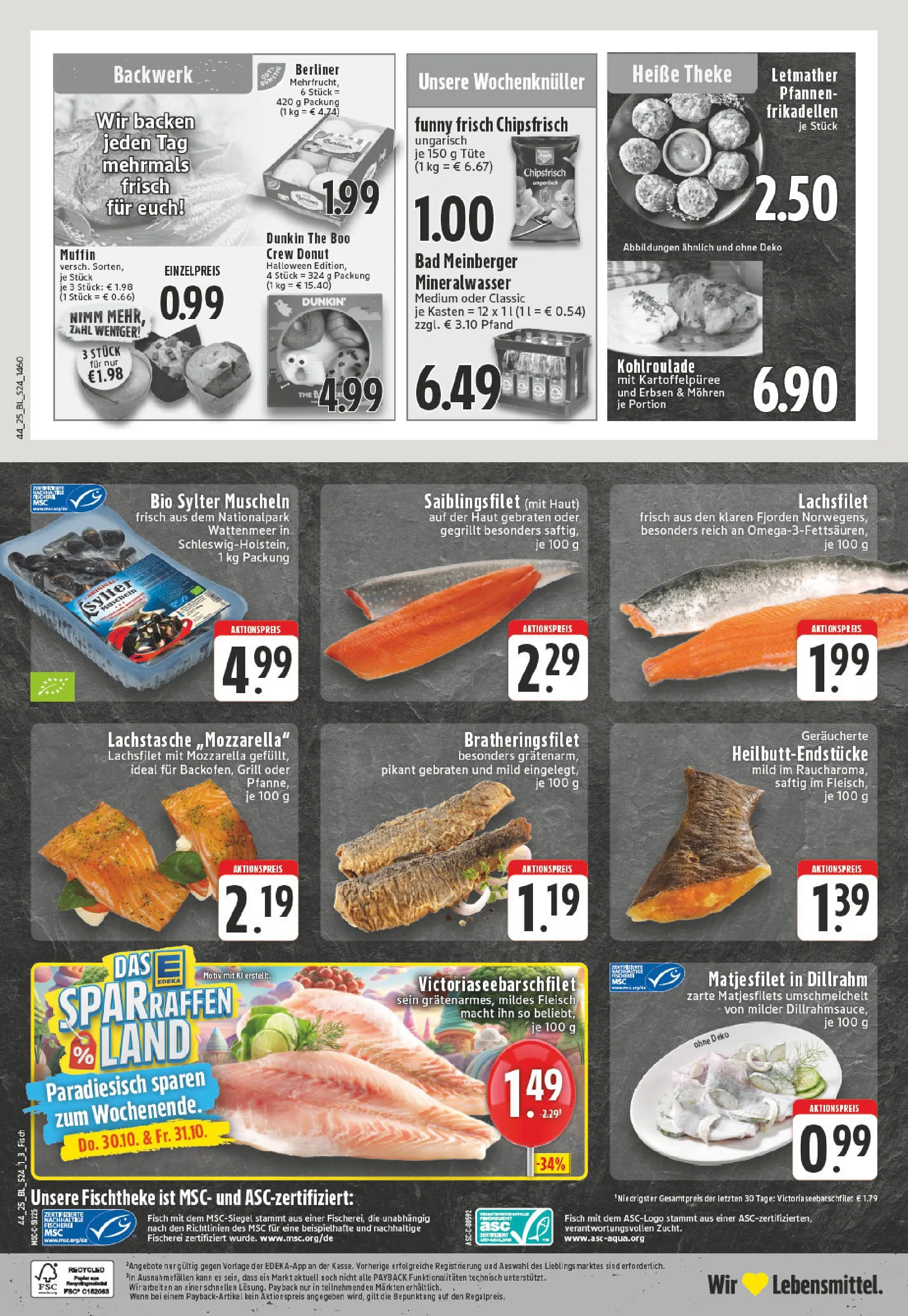 Edeka prospekt Iserlohn-Letmathe	 (ab 26.10.2025) » Angebote Online | Seite: 24 | Produkte: Grill, Theke, Mozzarella, Mineralwasser