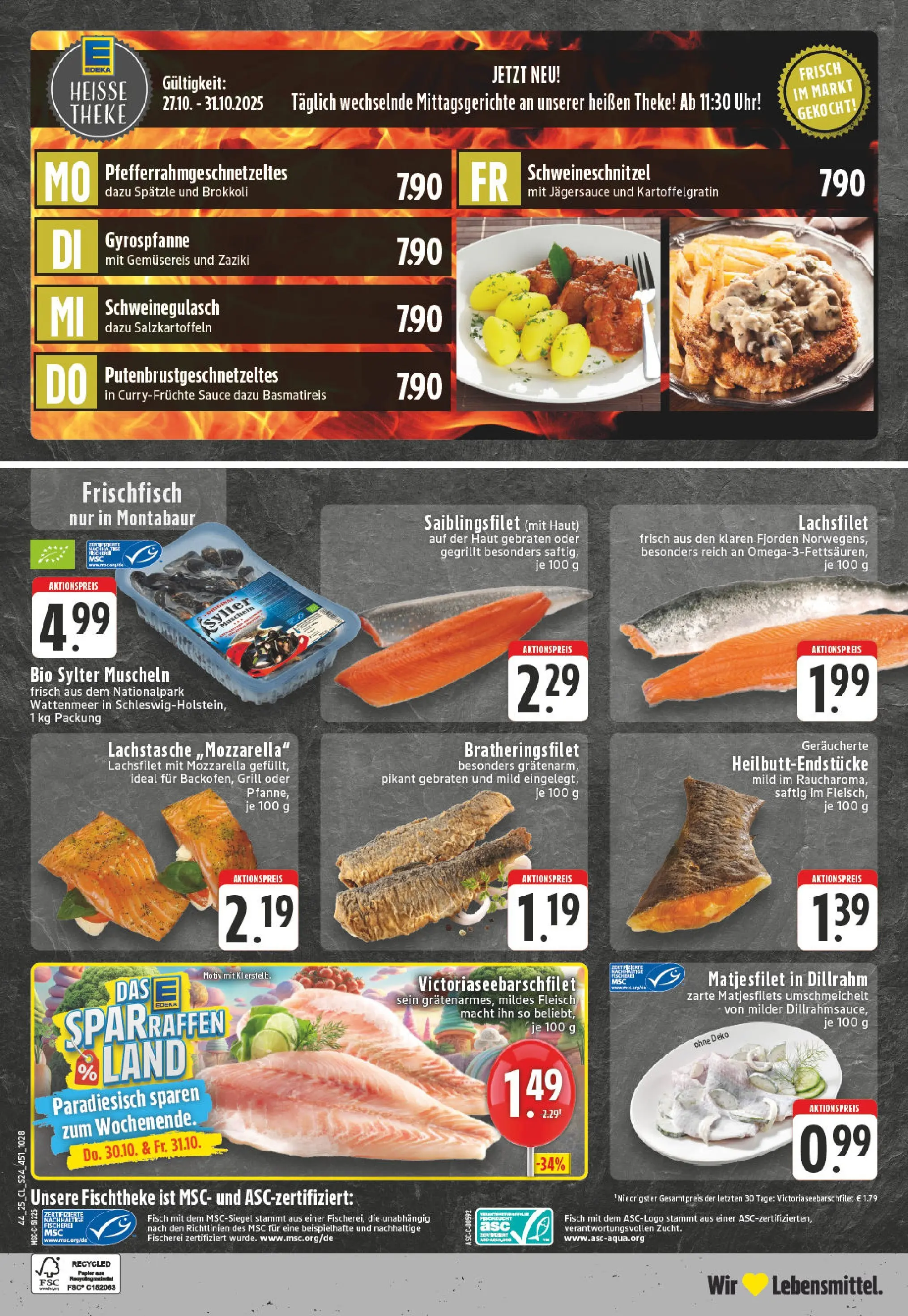 Edeka prospekt Neuwied	 (ab 26.10.2025) » Angebote Online | Seite: 24 | Produkte: Schweinegulasch, Basmatireis, Fisch, Dill