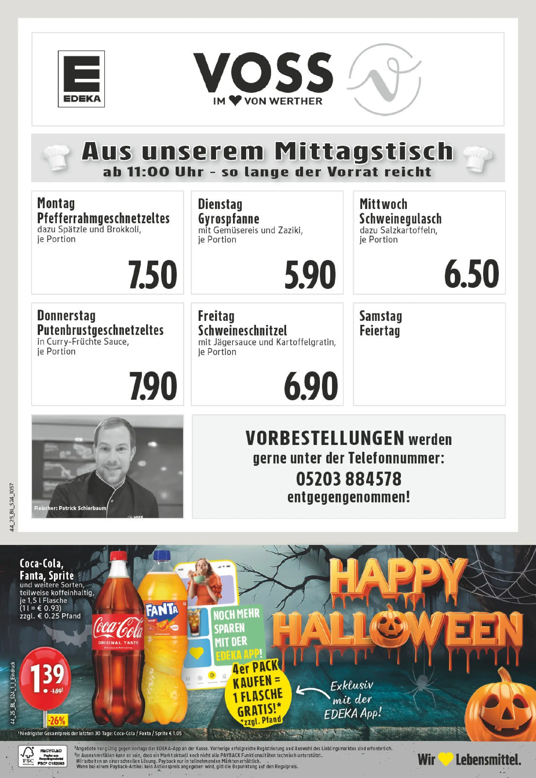 Edeka prospekt Werther	 (ab 26.10.2025) » Angebote Online | Seite: 24 | Produkte: Schweinegulasch, Fanta, Sprite, Uhr
