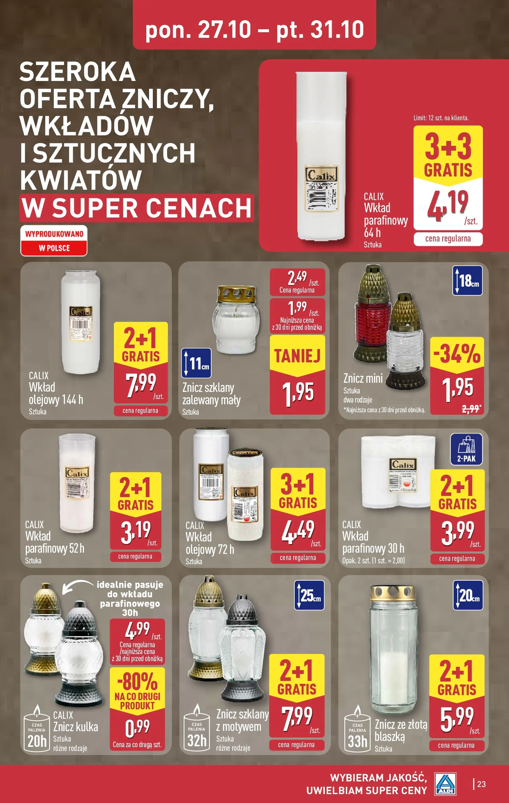 Aldi Gazetka od 27.10.2025 - Ulotka PDF, promocje | Strona: 23