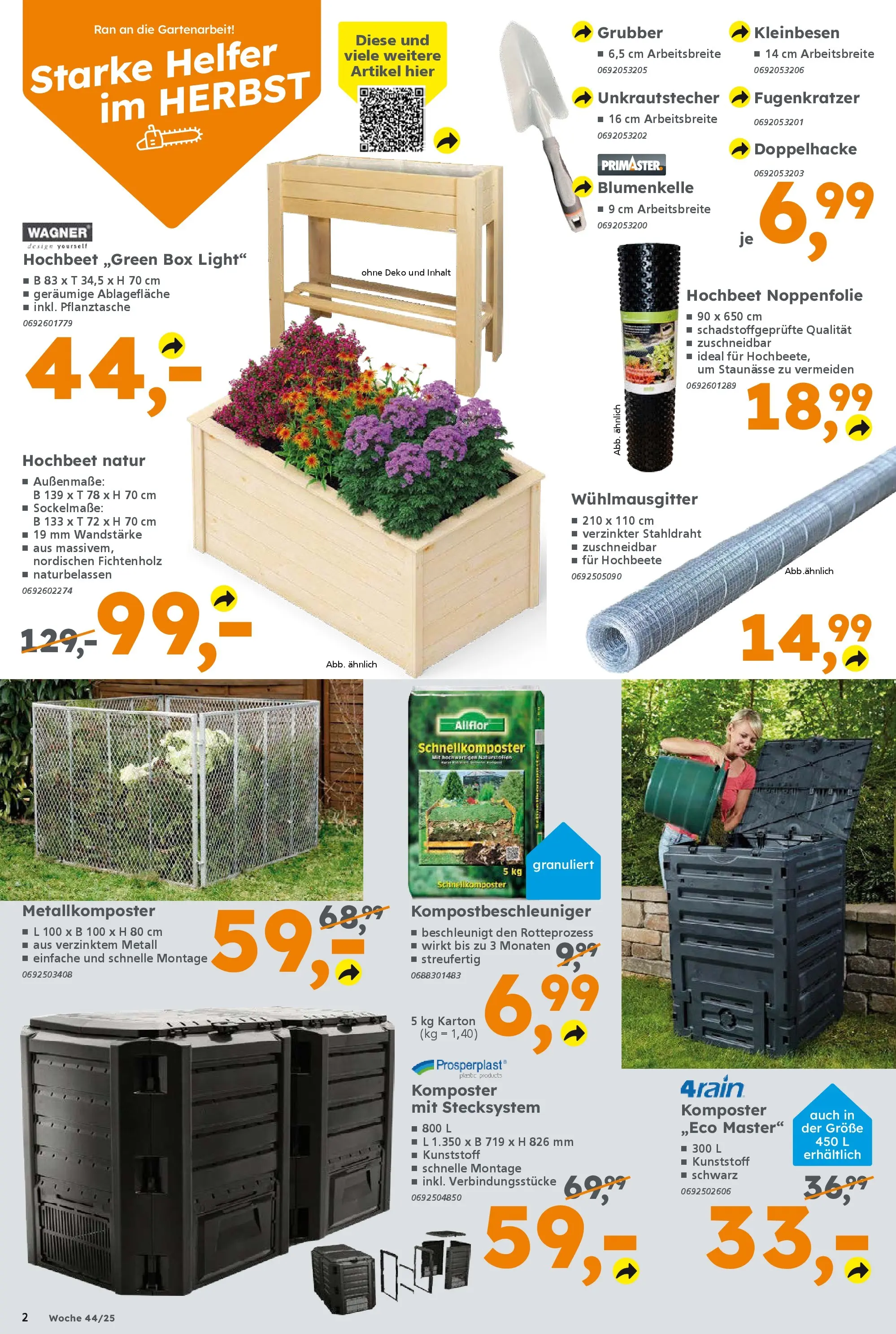 Globus Baumarkt prospekt Königsbrunn	 (ab 26.10.2025) zum Blättern | Seite: 2 | Produkte: Hochbeet, Box
