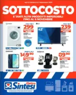 Elettrosintesi Sottocosto - al 01.11.2025