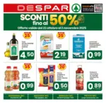 Despar Sconti fino al 50% - al 02.11.2025