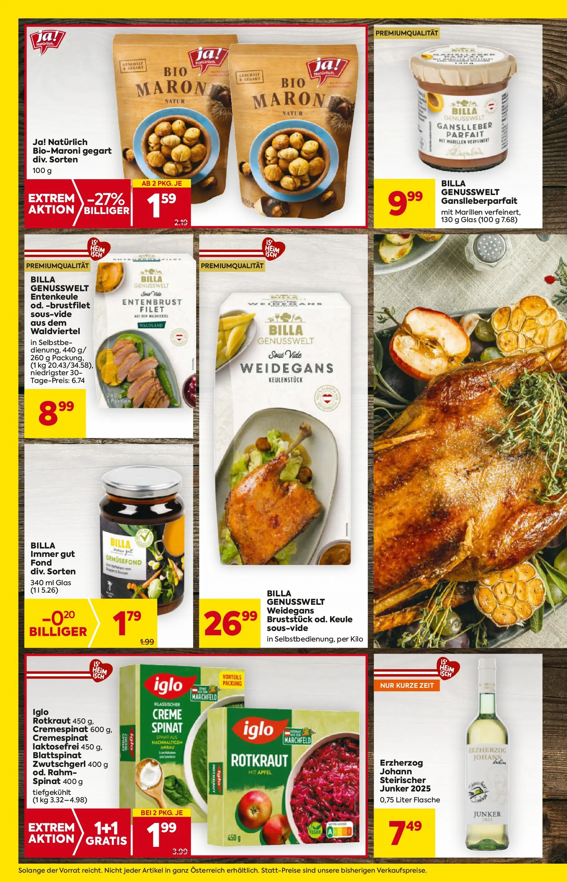 Billa - BILLA: Flugblatt gültig bei BILLA & BILLA PLUS ab 29.10.2025 - Angebote, Prospekt | Seite: 10