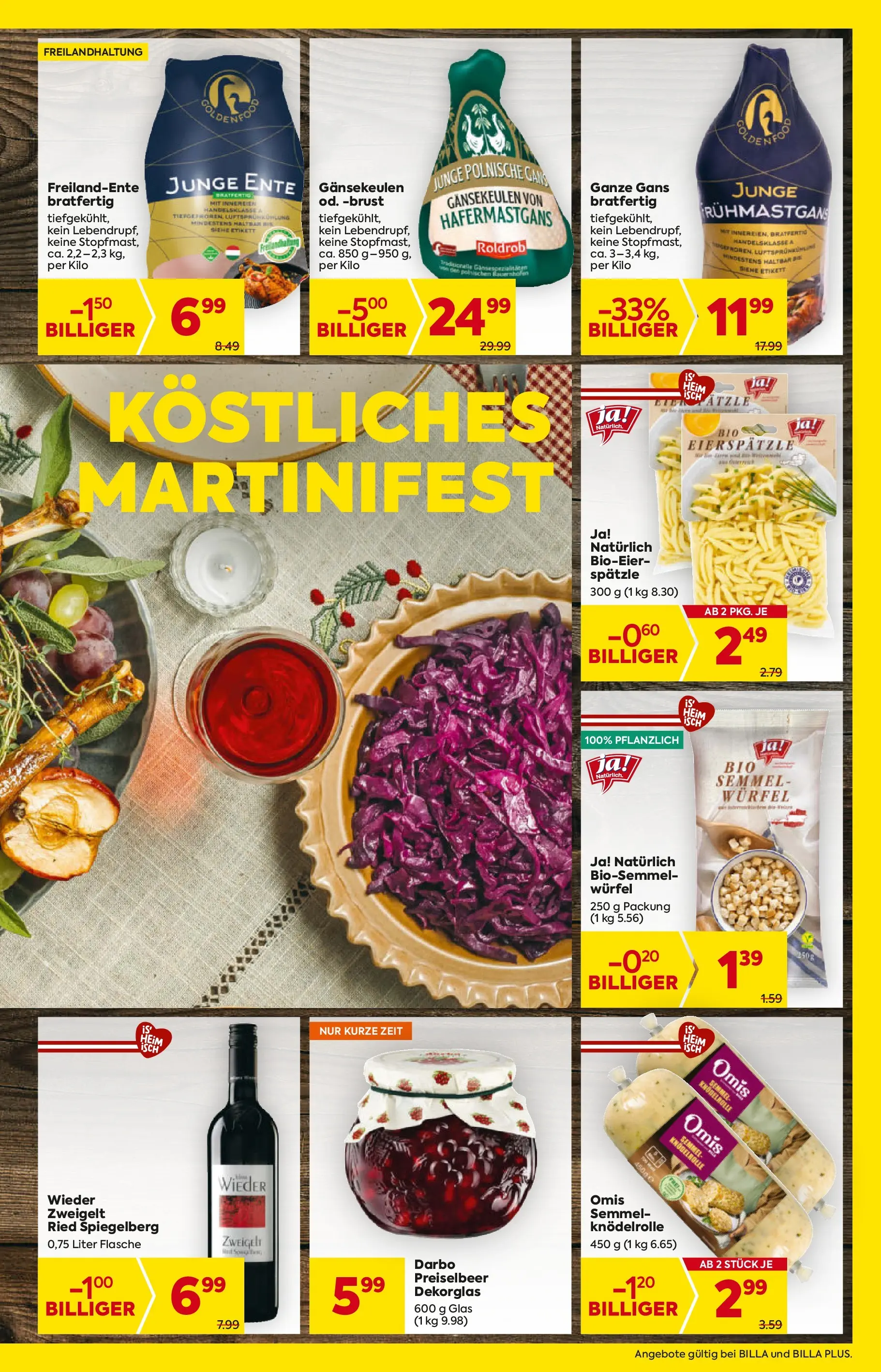 Billa - BILLA: Flugblatt gültig bei BILLA & BILLA PLUS ab 29.10.2025 - Angebote, Prospekt | Seite: 11