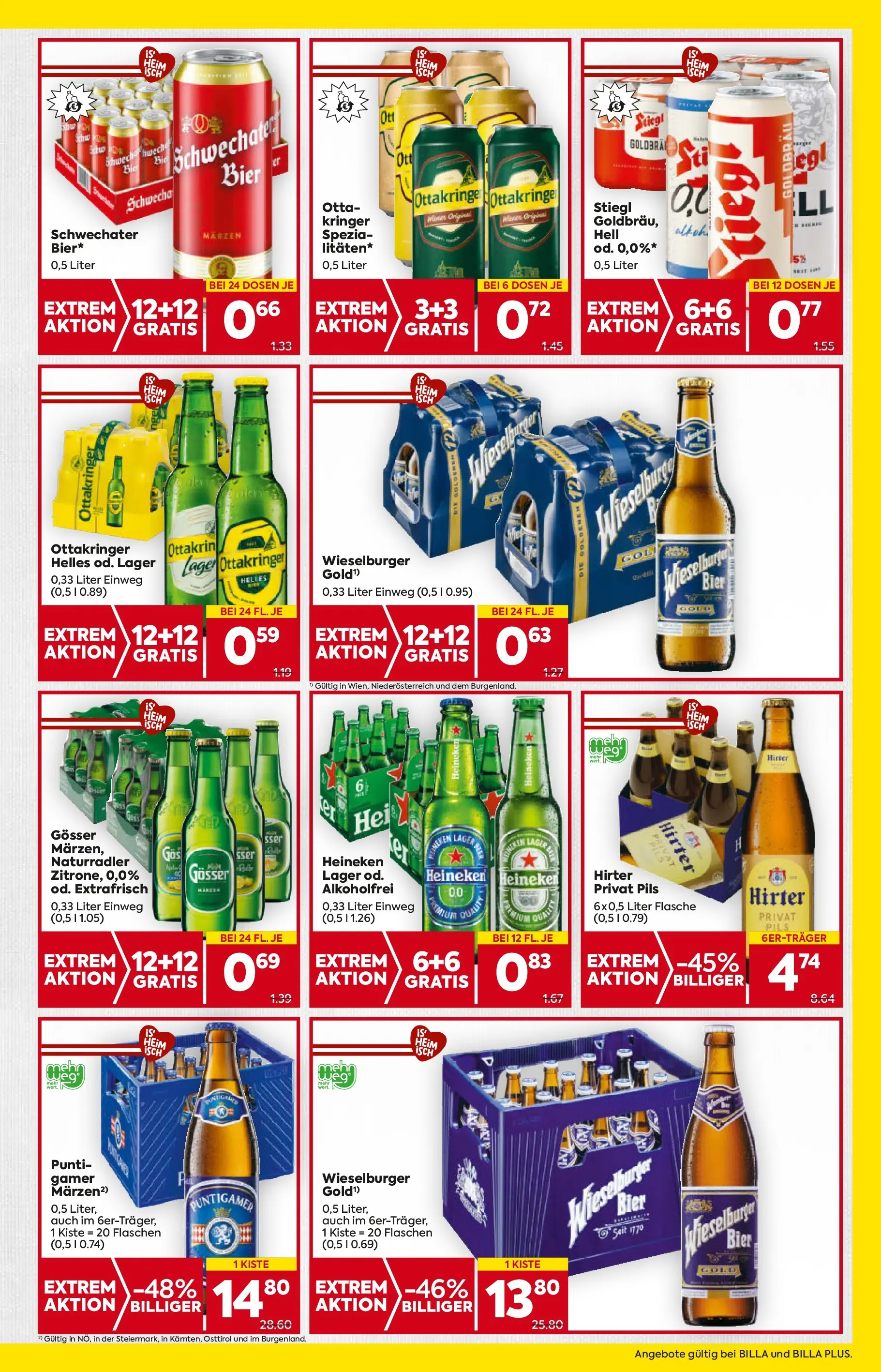 Billa Flugblatt - Amstetten, Neufurth ab 30.10.2025 - Angebote, Prospekt | Seite: 21 | Produkte: Bier