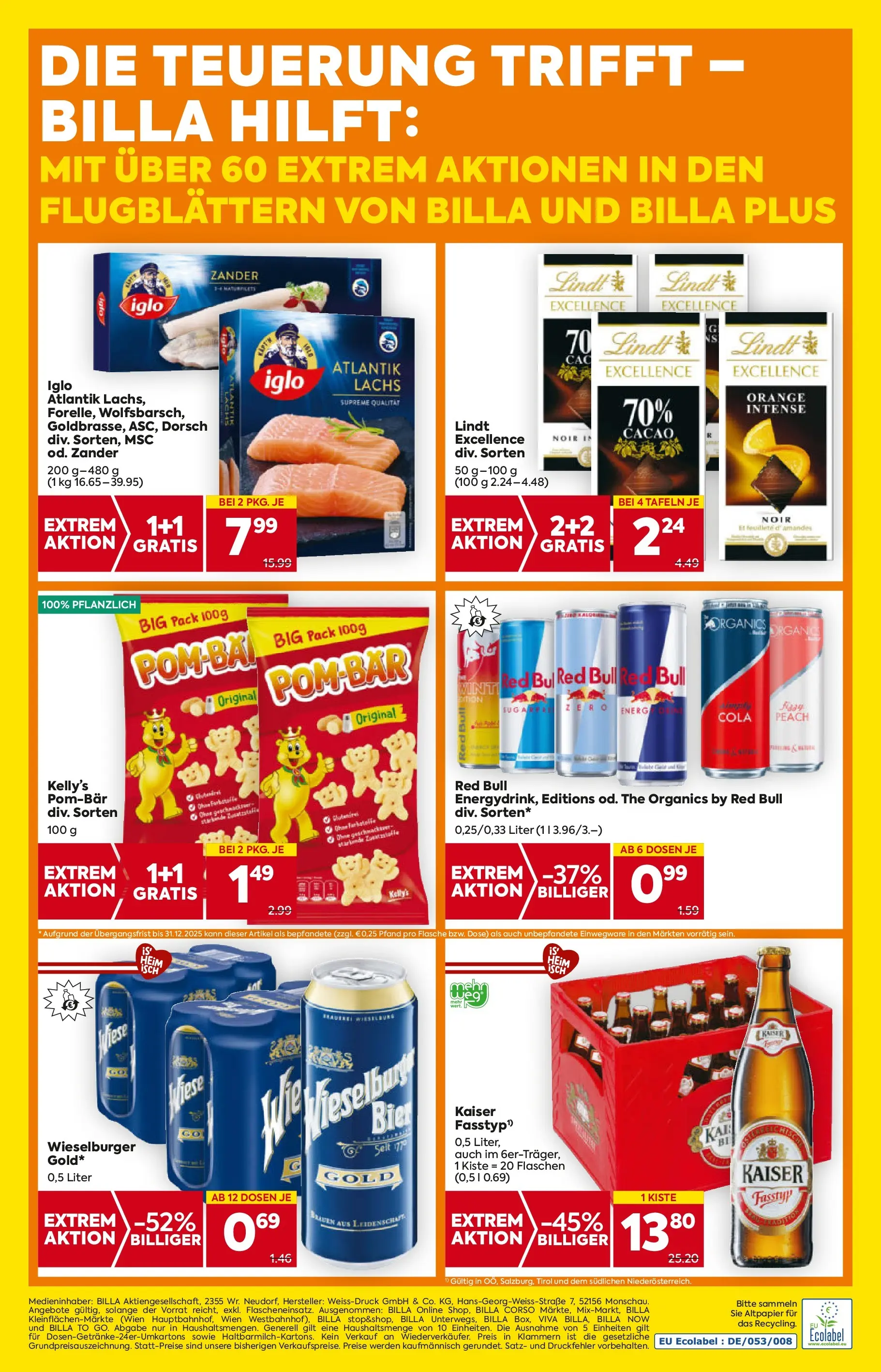 Billa Flugblatt - Amstetten, Neufurth ab 30.10.2025 - Angebote, Prospekt | Seite: 24 | Produkte: Bier