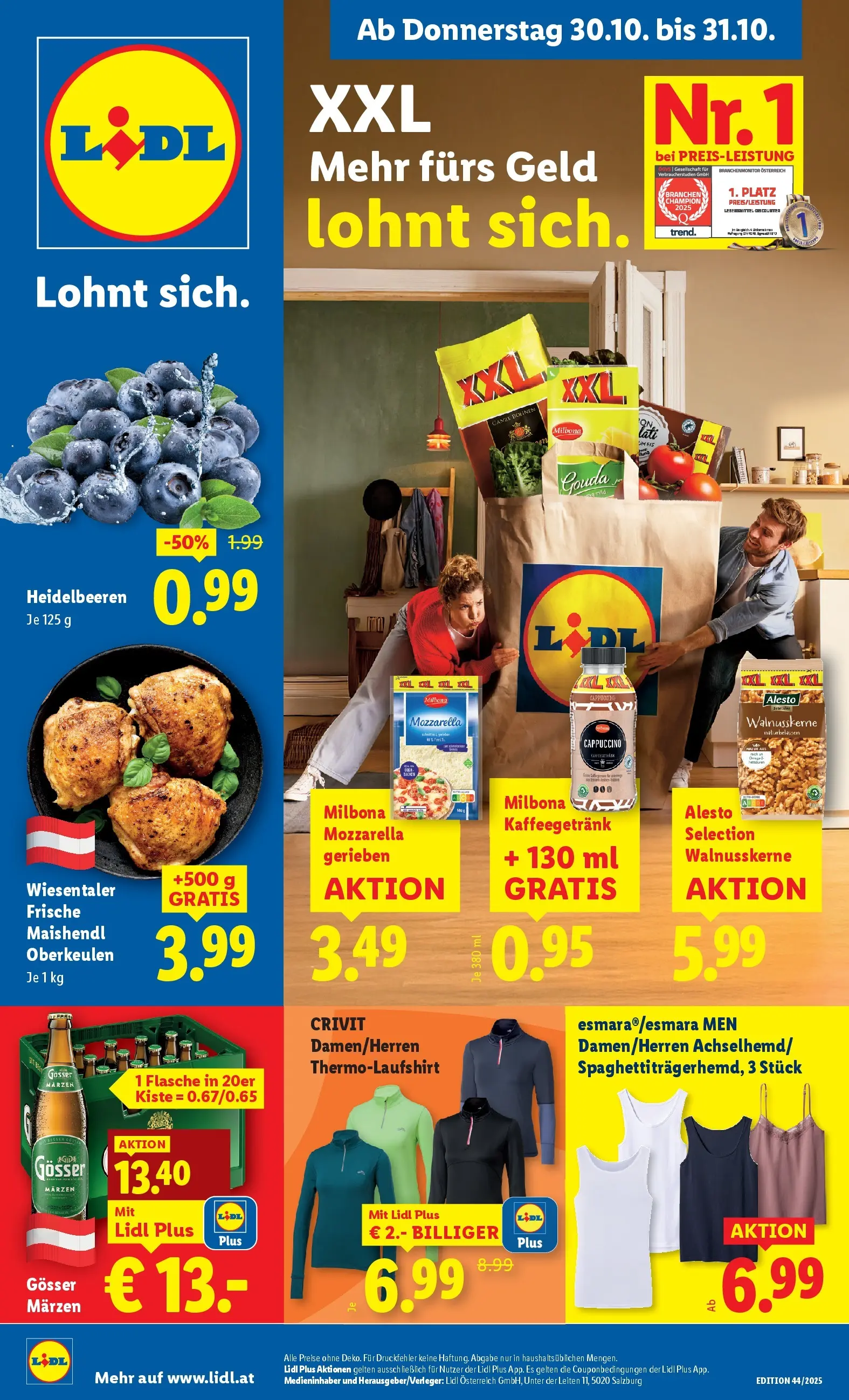 Lidl - Lidl: Flugblatt in deiner Nähe ab 29.10.2025 - Angebote ab donnerstag | Seite: 1