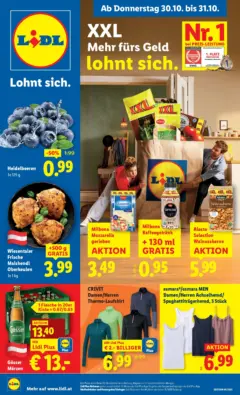 Lidl Flugblatt - Jenbach, Eferding, Dornbirn ab 30.10.2025 gültig