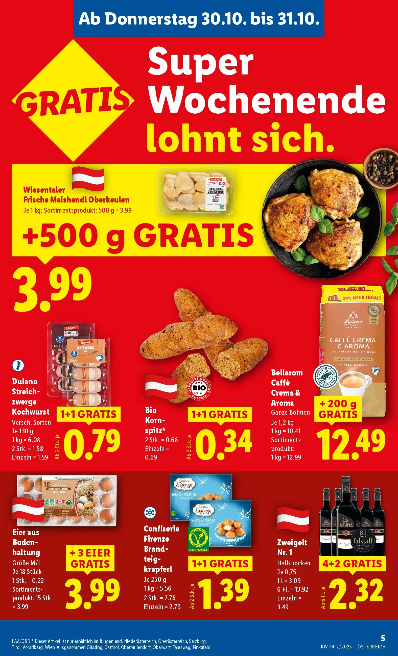 Lidl - Lidl: Flugblatt in deiner Nähe ab 29.10.2025 - Angebote ab donnerstag | Seite: 9 | Produkte: Eier