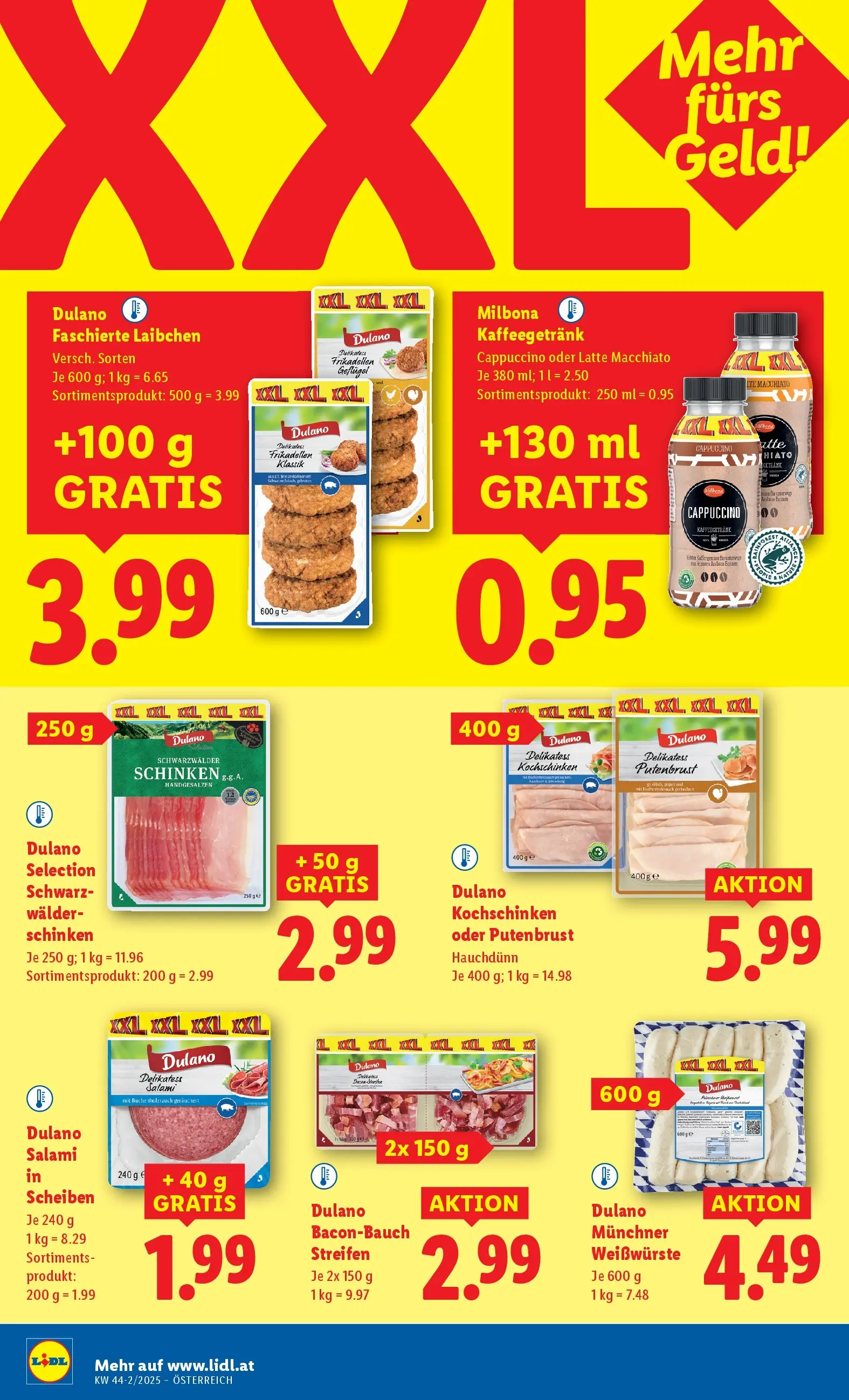 Lidl - Lidl: Flugblatt in deiner Nähe ab 29.10.2025 - Angebote ab donnerstag | Seite: 10 | Produkte: Salami, Schinken