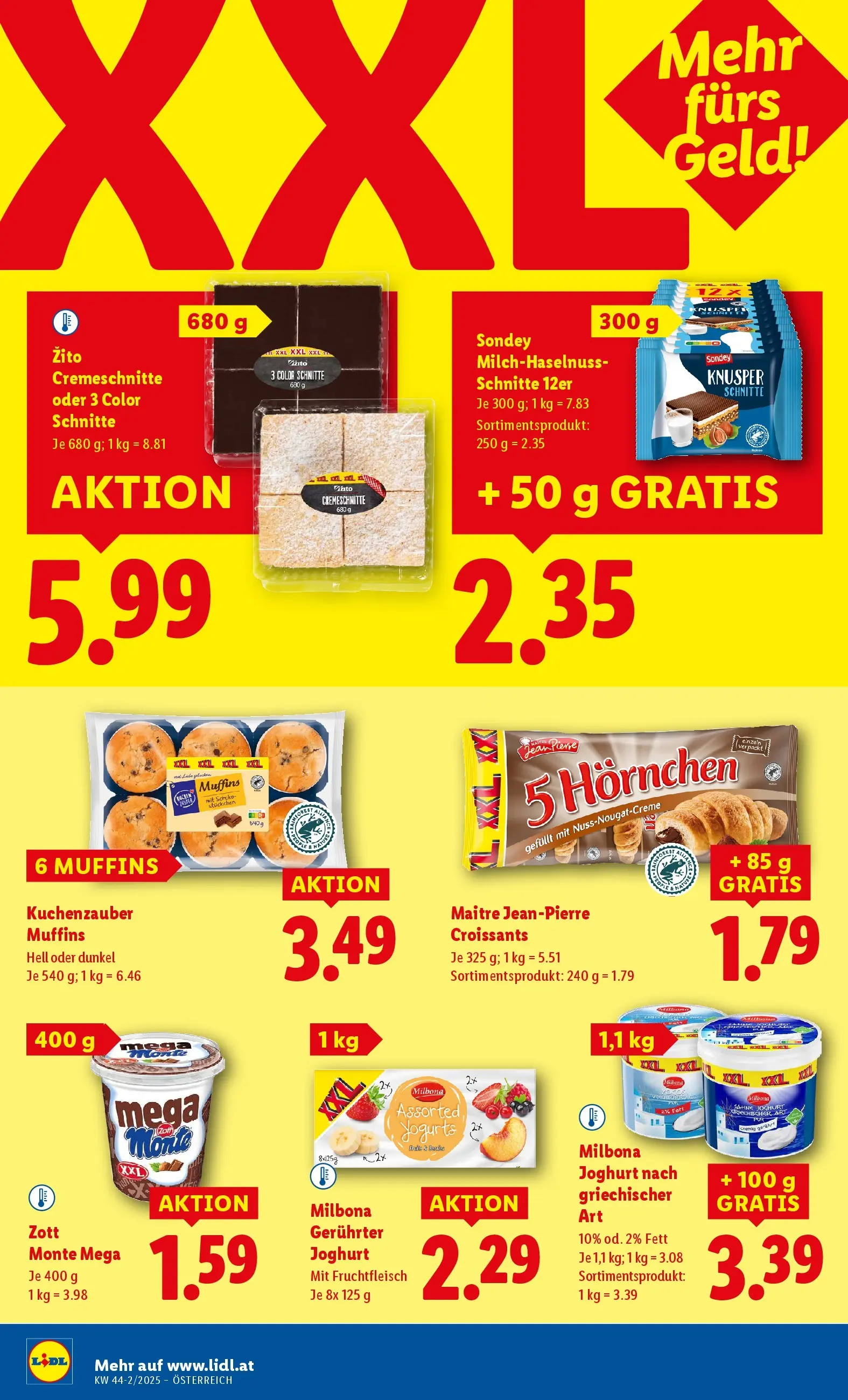 Lidl - Lidl: Flugblatt in deiner Nähe ab 29.10.2025 - Angebote ab donnerstag | Seite: 14 | Produkte: Sahne, Joghurt