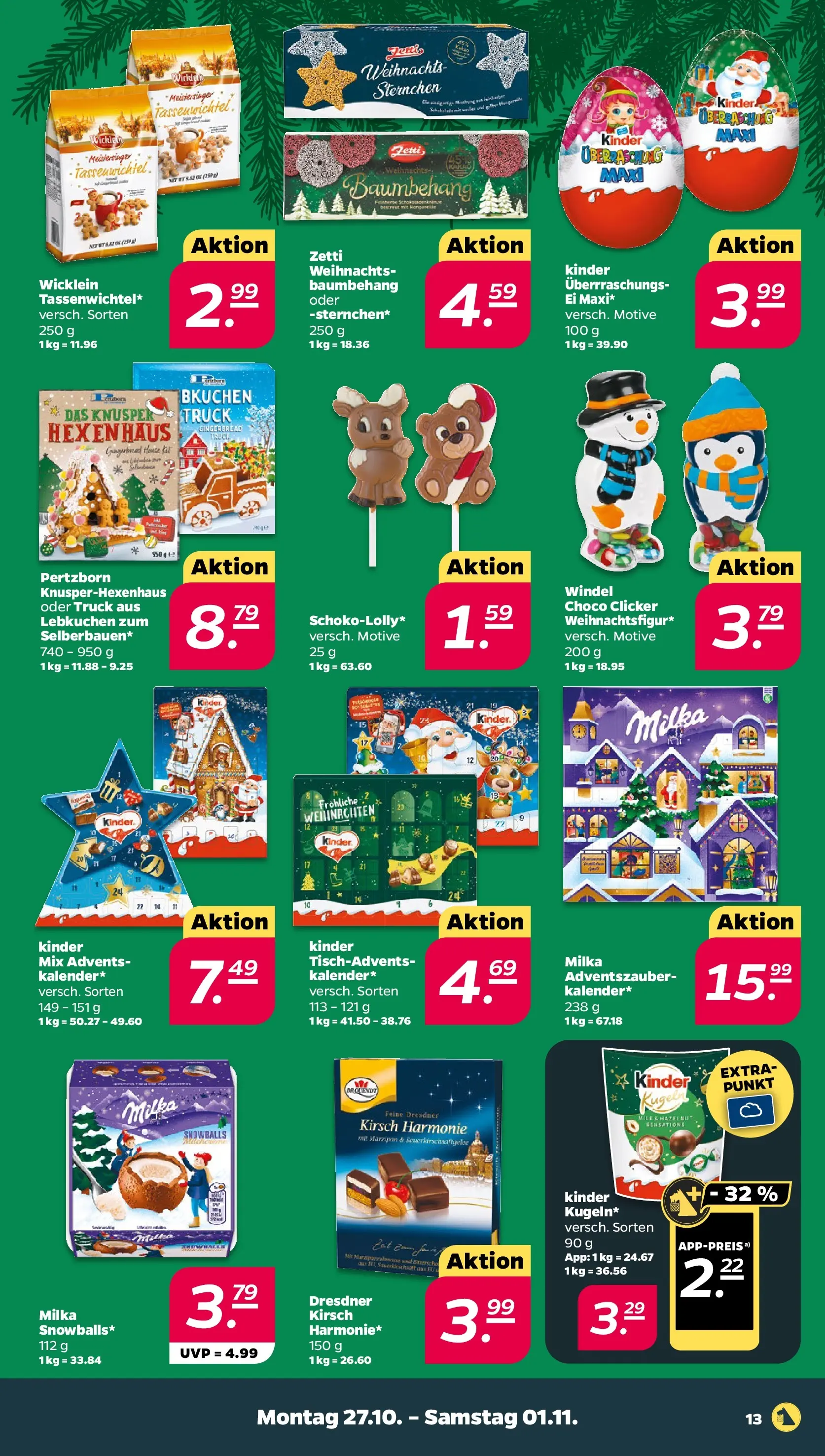 Netto - Netto APS : Wochenangebote ab 26.10.2025 → Angebote nächste Woche | Seite: 13 | Produkte: Milka