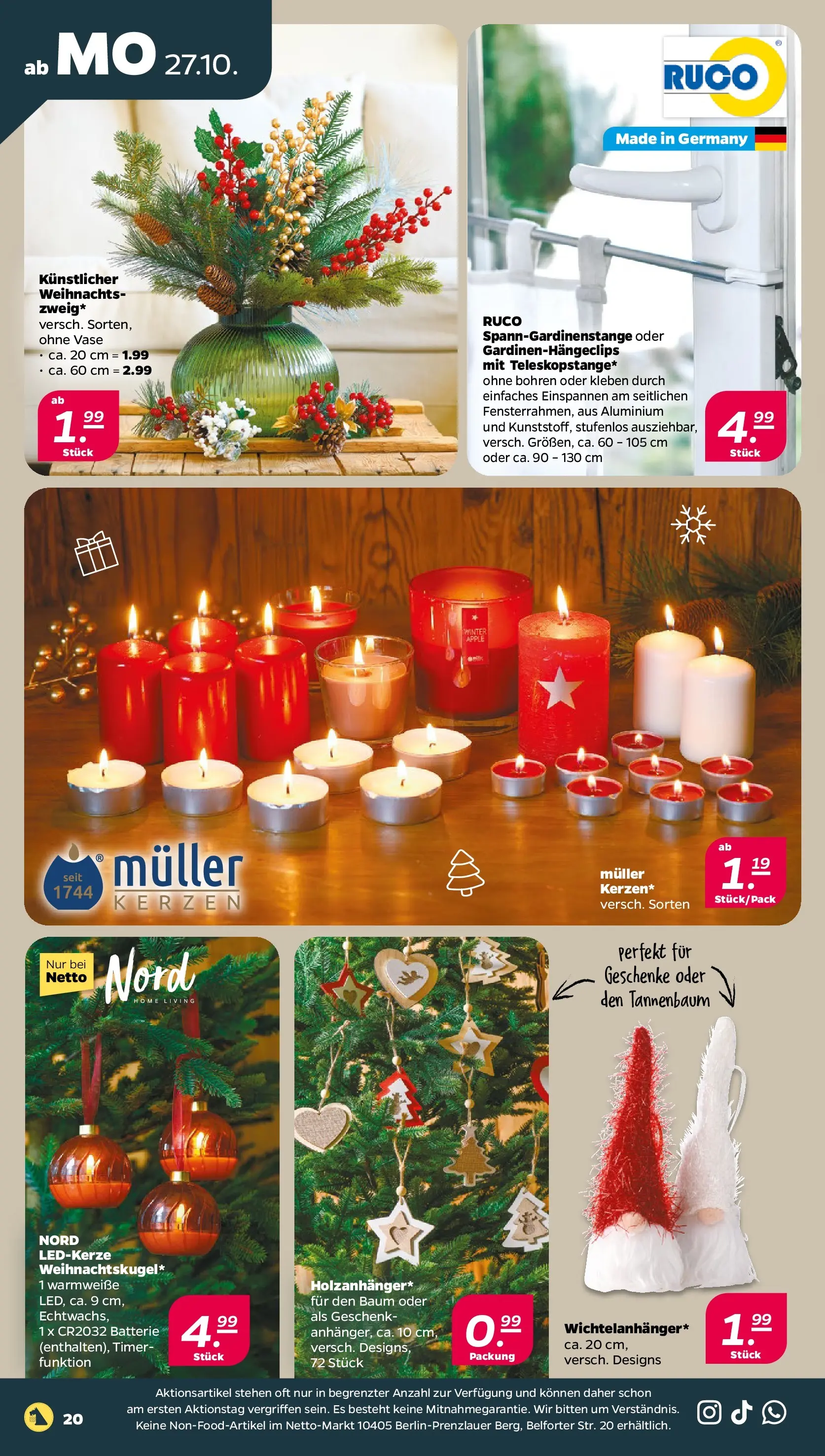 Netto - Netto APS : Wochenangebote ab 26.10.2025 → Angebote nächste Woche | Seite: 22 | Produkte: Batterie, Vase, Apple