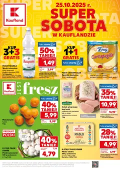 Pogląd oferty "Kaufland - Kaufland Super Sobota ważne 25.10" - ważna od 23.10.2025