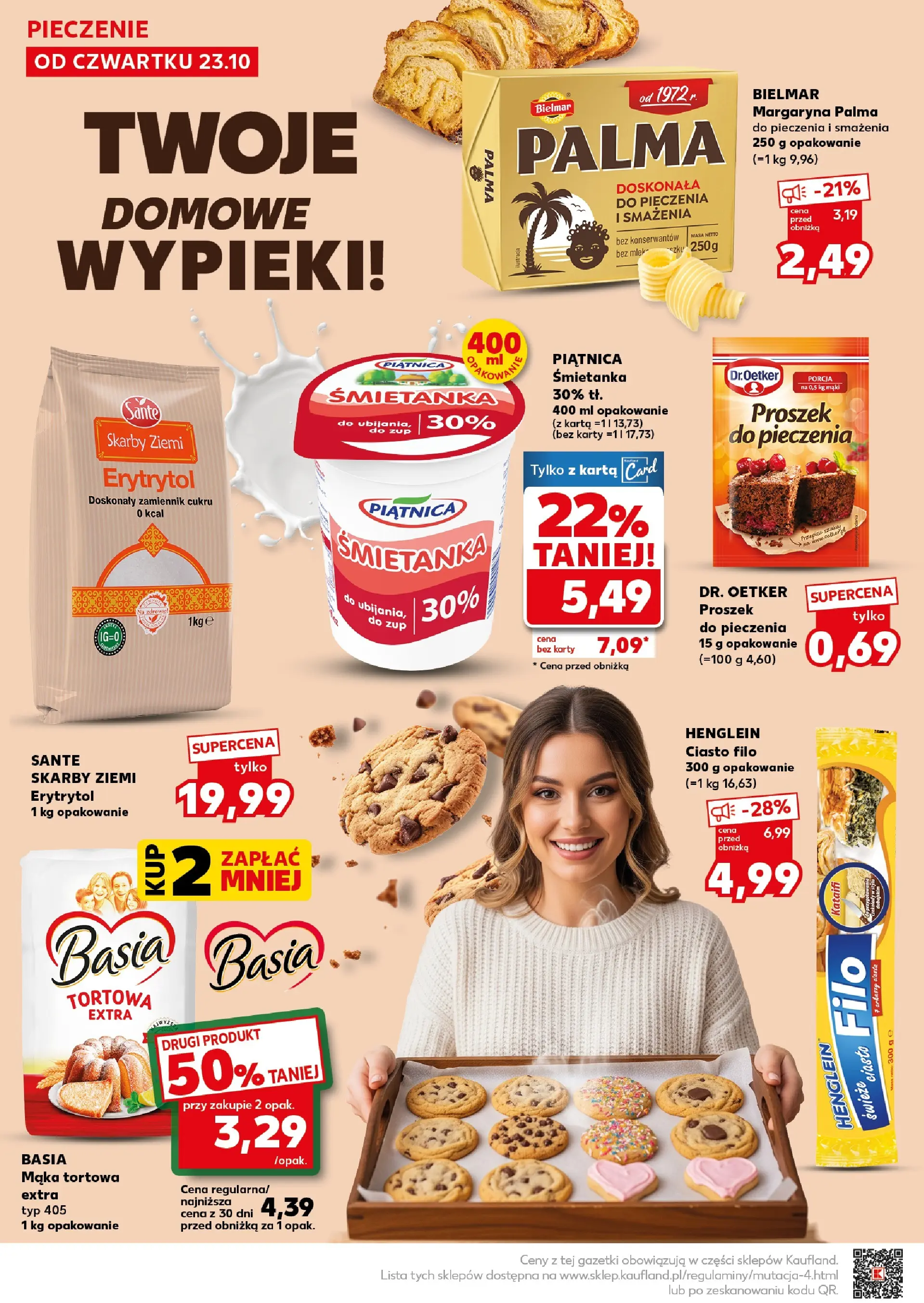 Kaufland - Kaufland Super Sobota ważne 25.10 od 23.10.2025 - od jutra PDF | Strona: 18 | Produkty: Czekolady, Erytrytol, Ciasto, Margaryna