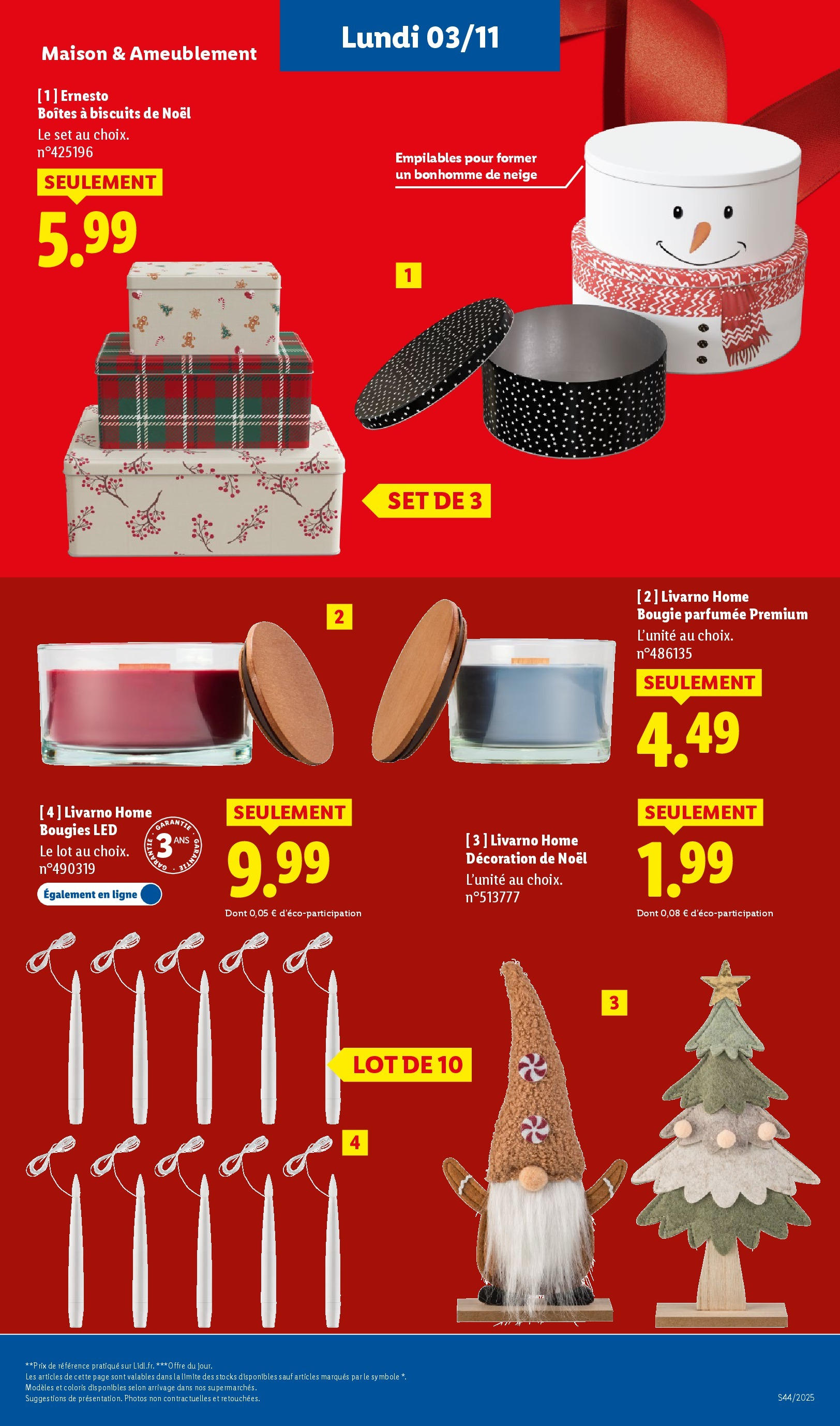 Catalogue LIDL du 29/10/2025 | Promo prospectus en ligne | Page: 58 Catalogue LIDL du 29/10/2025 | Promo prospectus en ligne | Page: 58