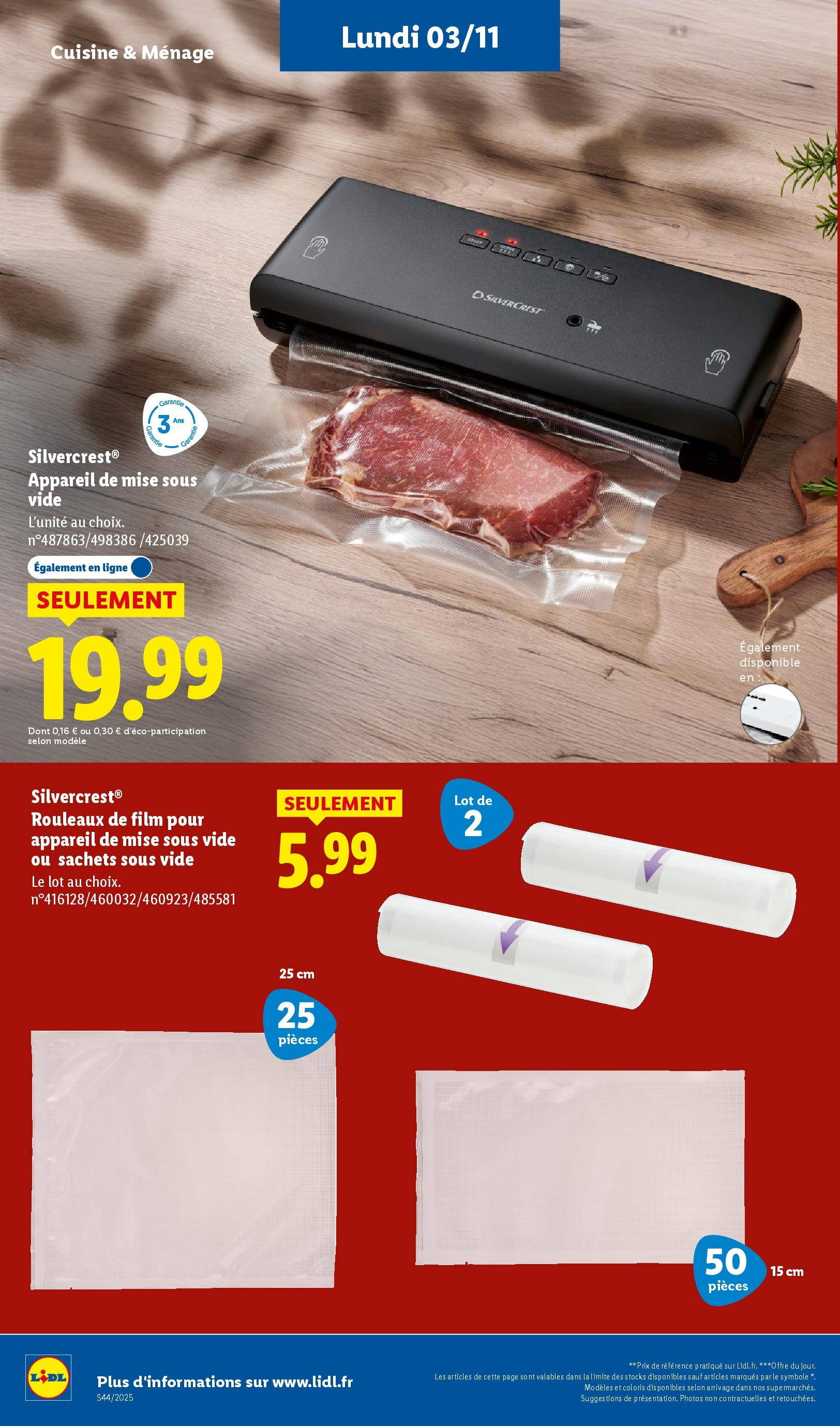 Catalogue LIDL du 29/10/2025 | Promo prospectus en ligne | Page: 63 Catalogue LIDL du 29/10/2025 | Promo prospectus en ligne | Page: 63
