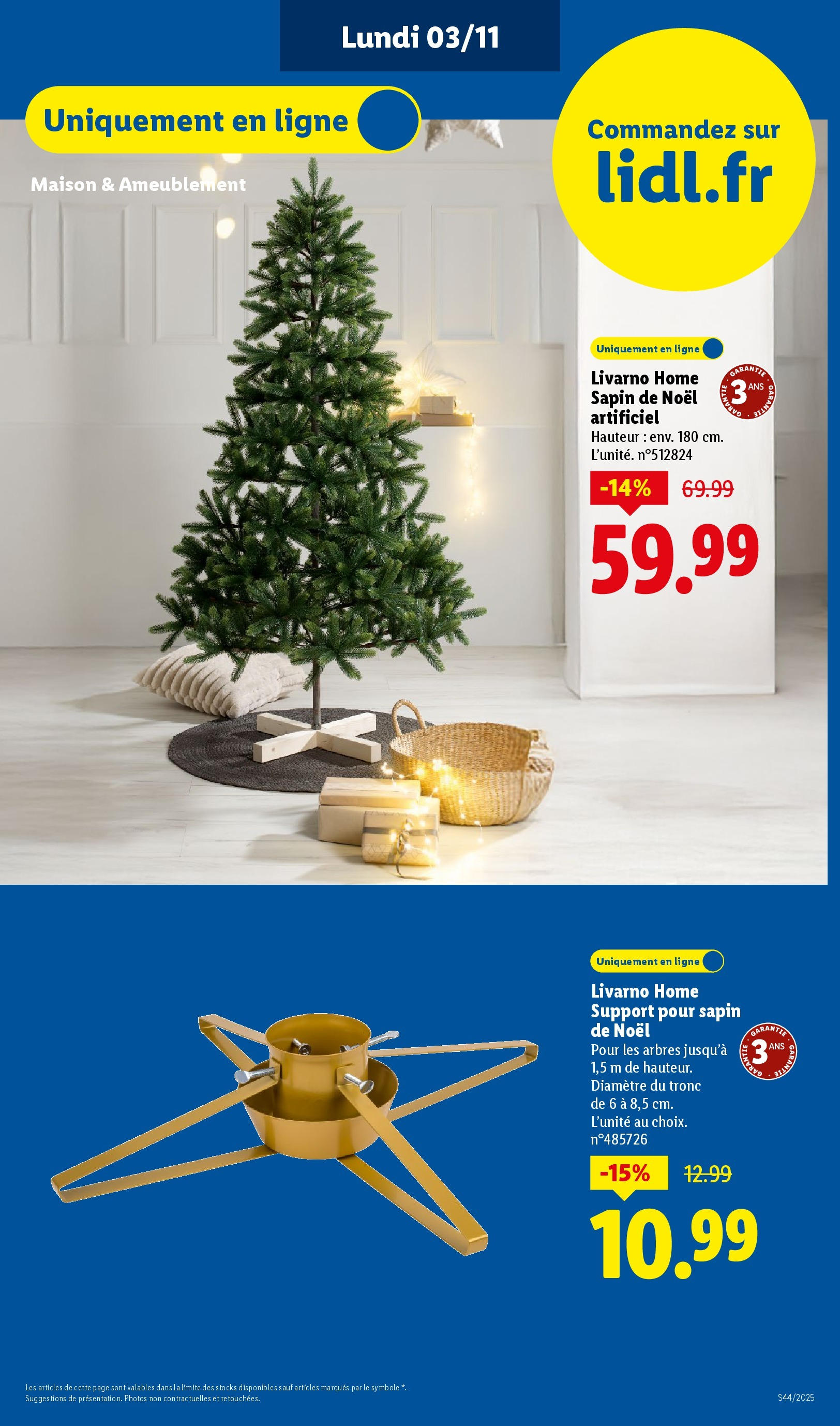 Catalogue LIDL du 29/10/2025 | Promo prospectus en ligne | Page: 73 Catalogue LIDL du 29/10/2025 | Promo prospectus en ligne | Page: 73