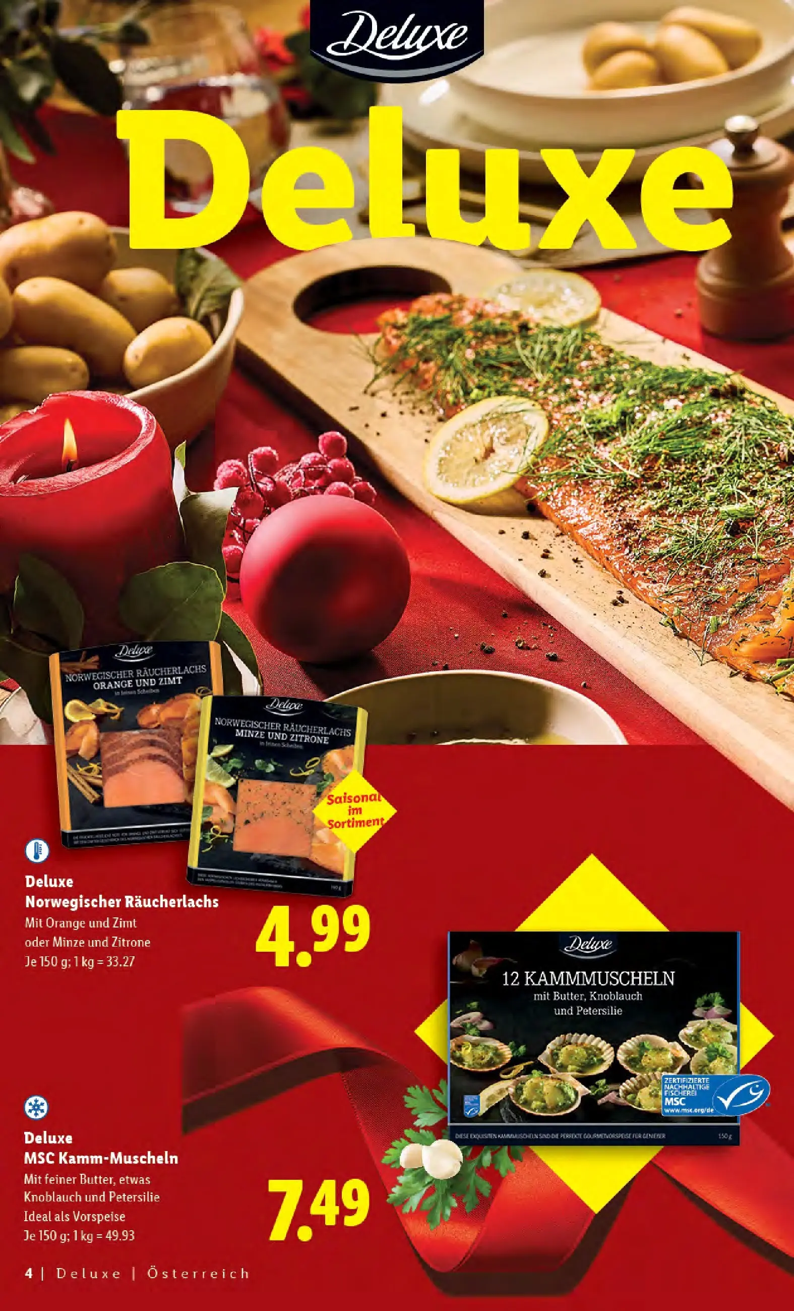 Lidl - Lidl: Deluxe Xmas Magazin ab 31.10.2025 - Angebote ab donnerstag | Seite: 4 | Produkte: Zitrone, Knoblauch, Petersilie
