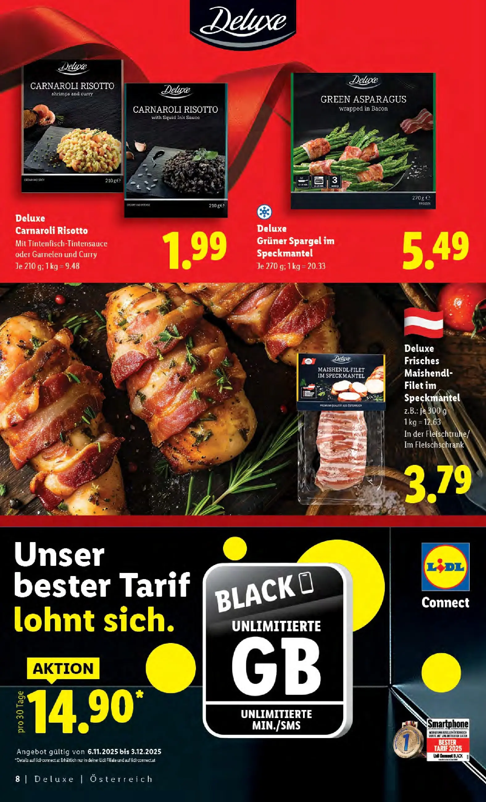 Lidl - Lidl: Deluxe Xmas Magazin ab 31.10.2025 - Angebote ab donnerstag | Seite: 8 | Produkte: Smartphone