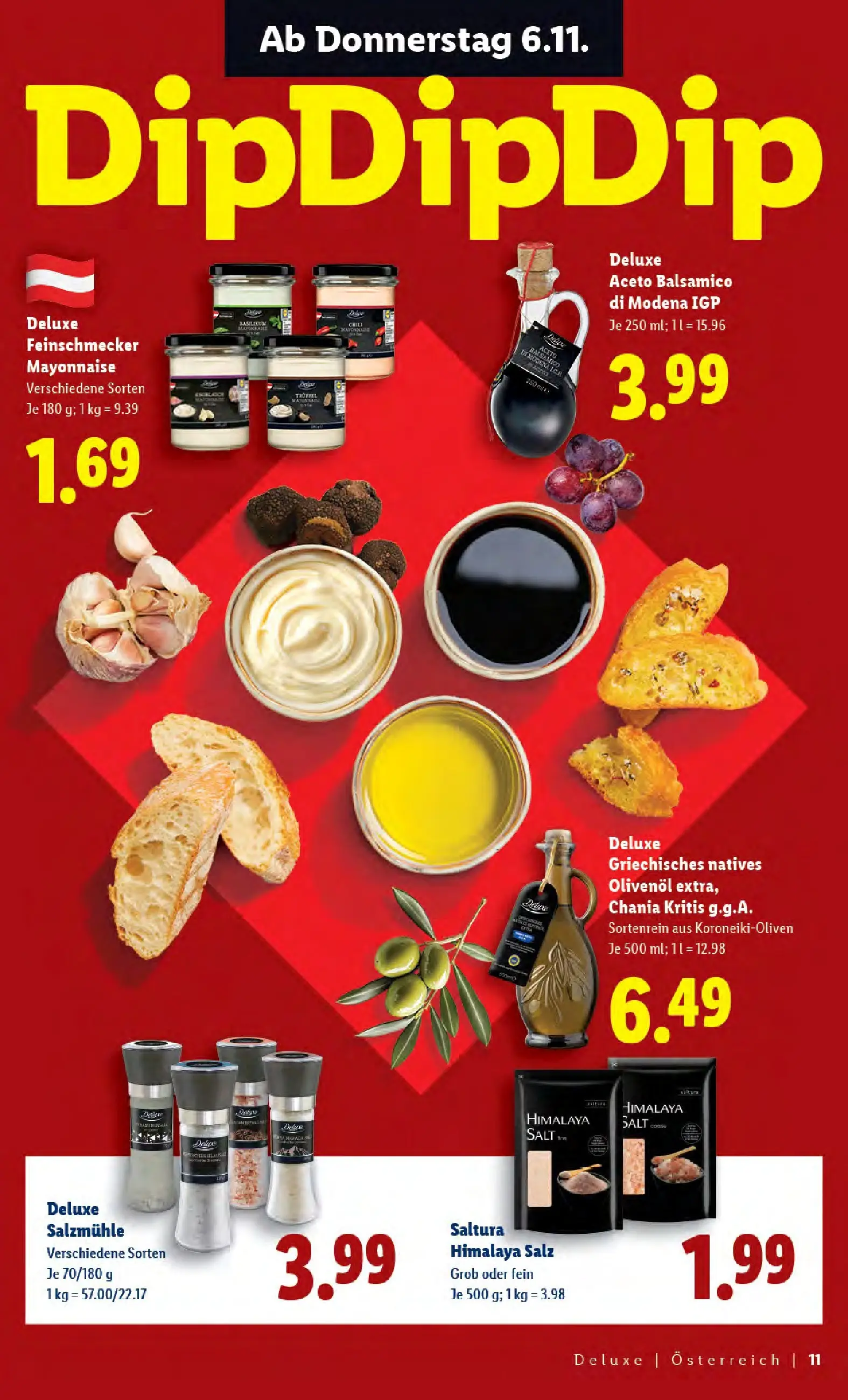Lidl - Lidl: Deluxe Xmas Magazin ab 31.10.2025 - Angebote ab donnerstag | Seite: 11 | Produkte: Mayonnaise, Salz, Chili