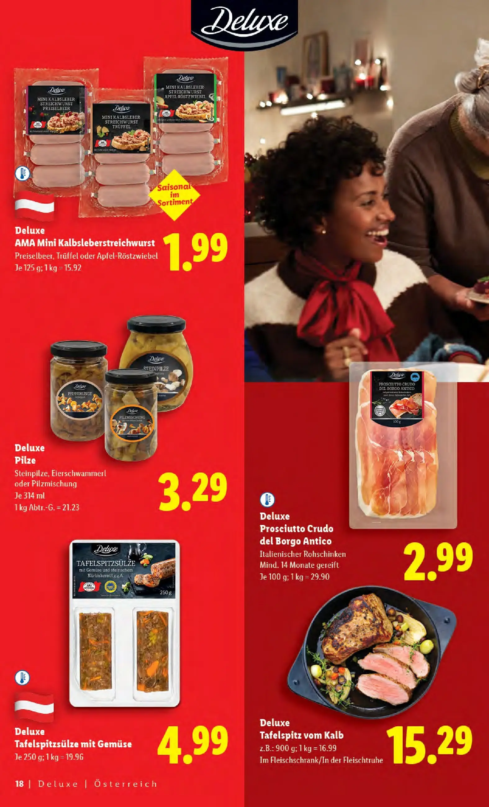 Lidl - Lidl: Deluxe Xmas Magazin ab 31.10.2025 - Angebote ab donnerstag | Seite: 18 | Produkte: Gemüse