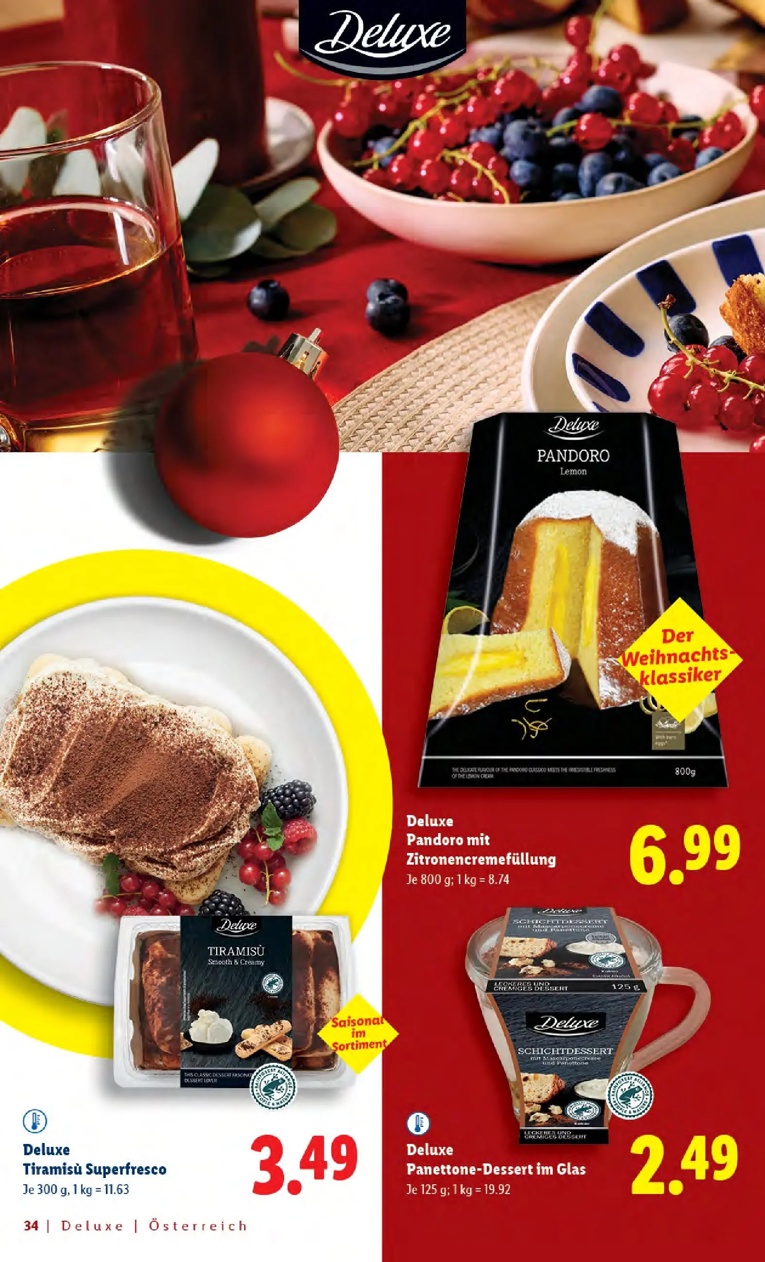 Lidl - Lidl: Deluxe Xmas Magazin ab 31.10.2025 - Angebote ab donnerstag | Seite: 34