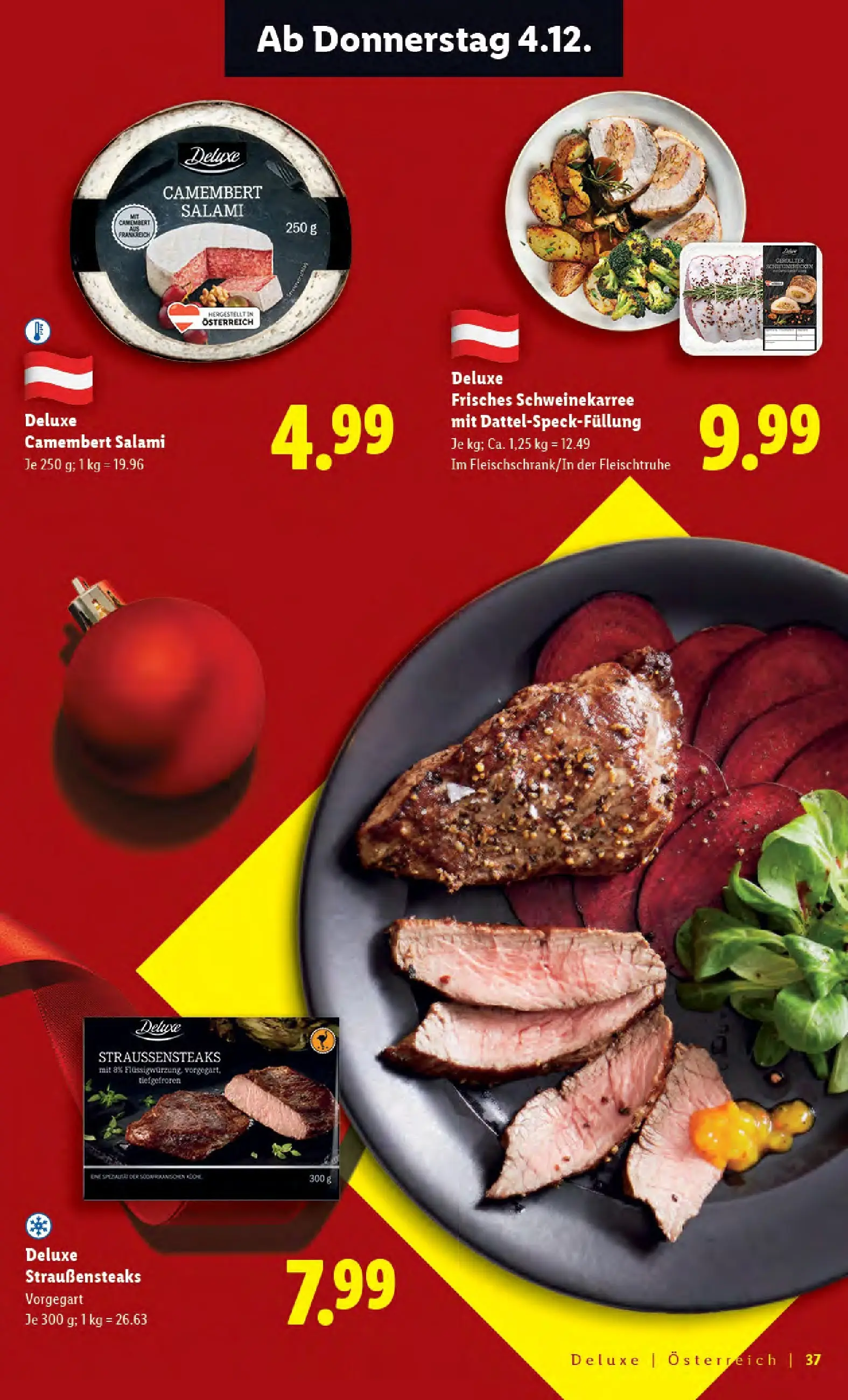 Lidl - Lidl: Deluxe Xmas Magazin ab 31.10.2025 - Angebote ab donnerstag | Seite: 37 | Produkte: Salami