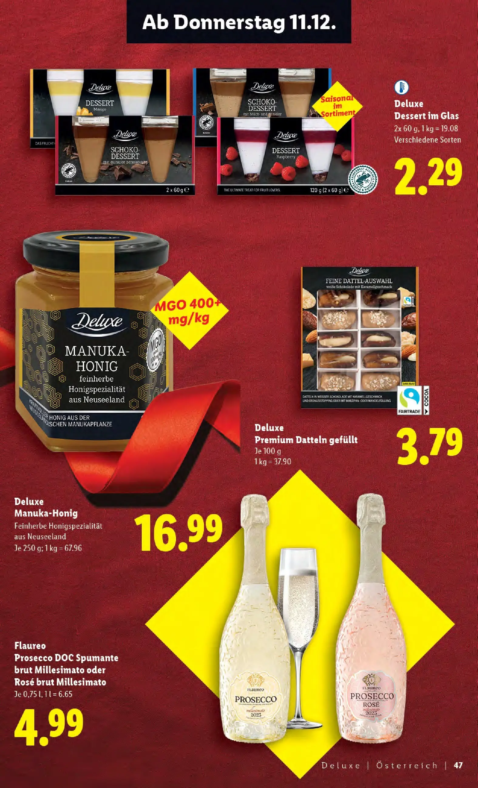 Lidl - Lidl: Deluxe Xmas Magazin ab 31.10.2025 - Angebote ab donnerstag | Seite: 47 | Produkte: Milch, Schokolade