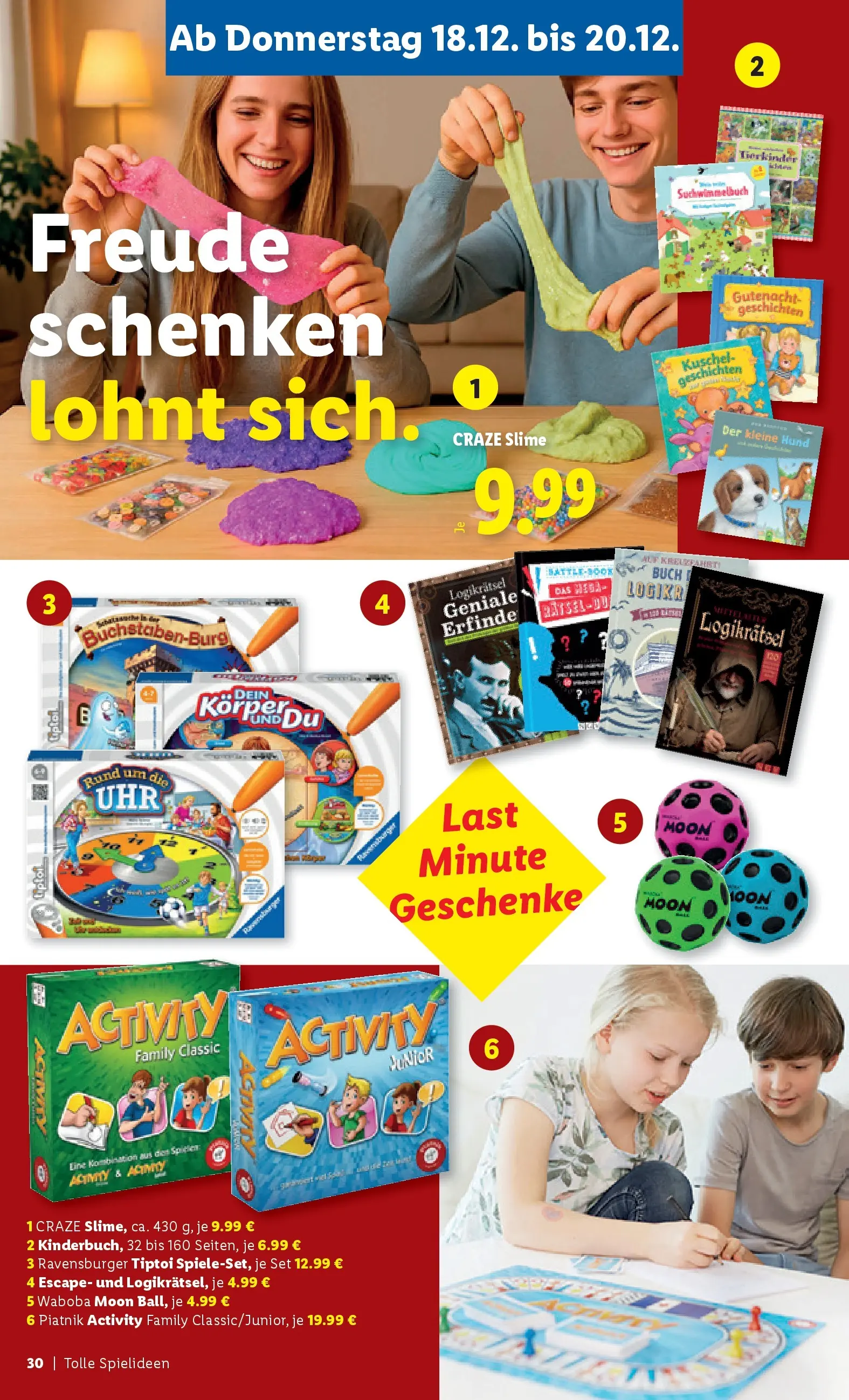Lidl - Lidl: Spielwarenmagazin 2025 ab 25.10.2025 - Angebote ab donnerstag | Seite: 30