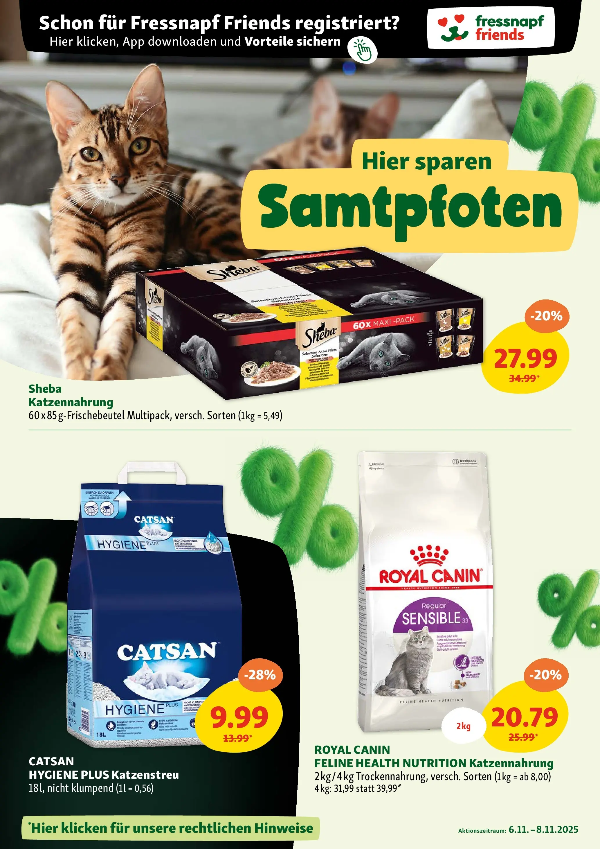 Fressnapf - Fressnapf Angebote 06.11. bis 08.11. von 05.11.2025 - Aktuelle Angebote | Seite: 6