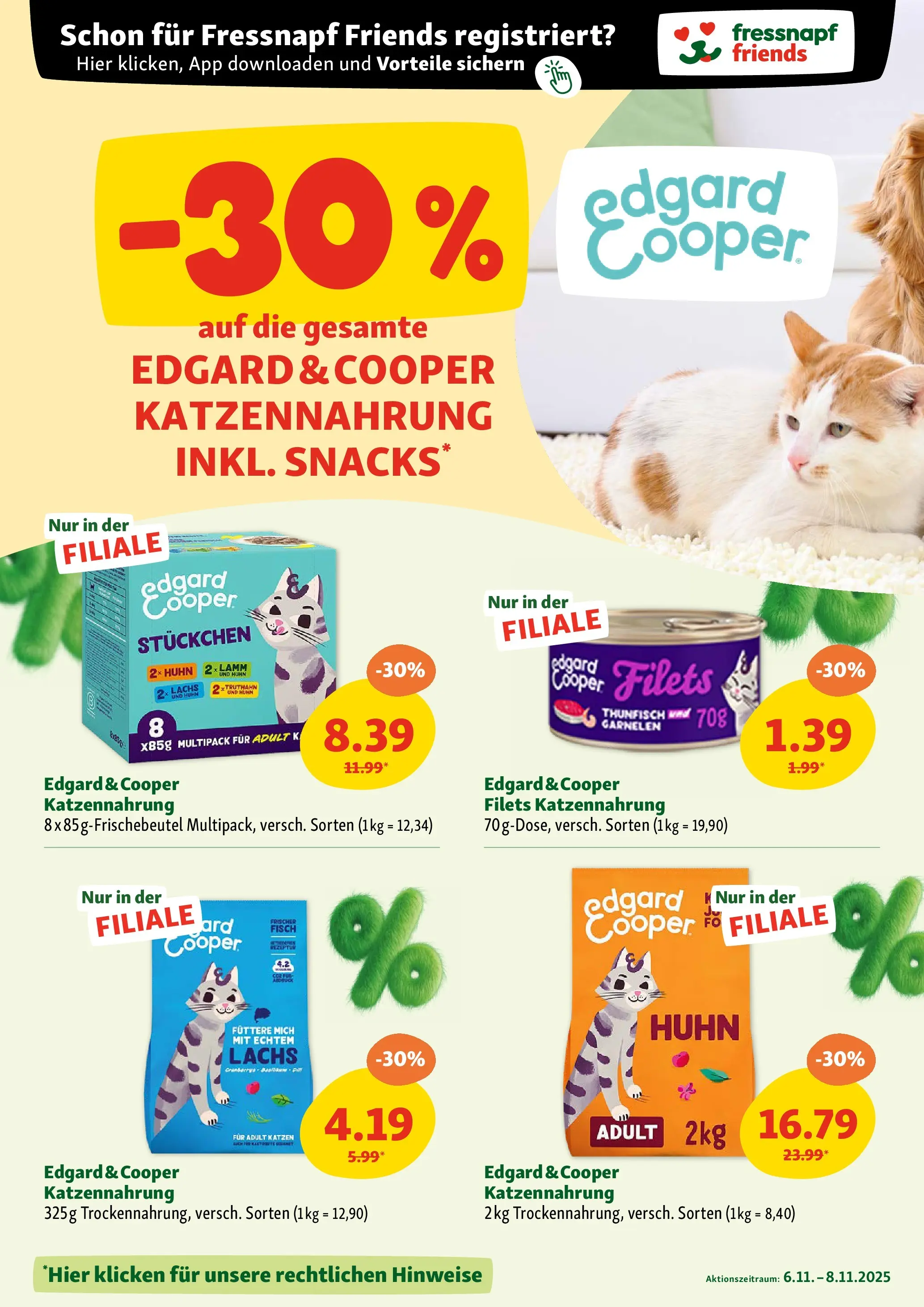 Fressnapf - Fressnapf Angebote 06.11. bis 08.11. von 05.11.2025 - Aktuelle Angebote | Seite: 8 | Produkte: Fisch