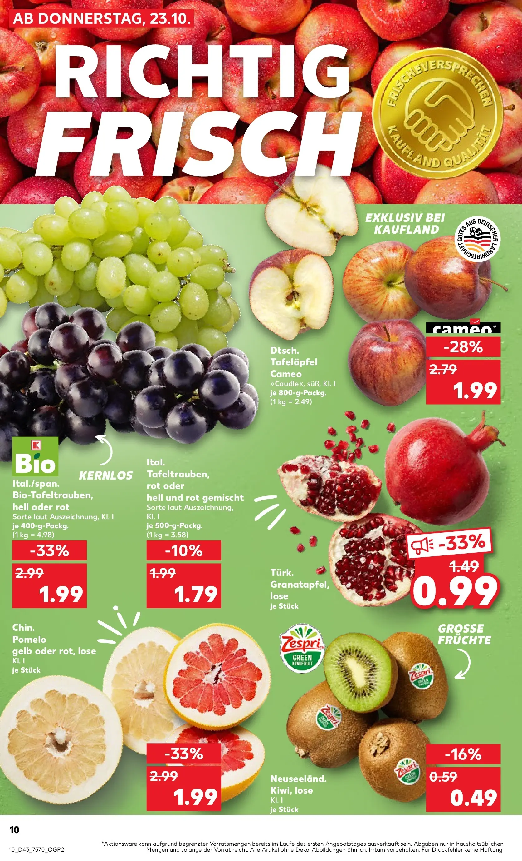 Prospekt Kaufland ab 26.10.2025 » Angebote Online zum Blättern | Seite: 10