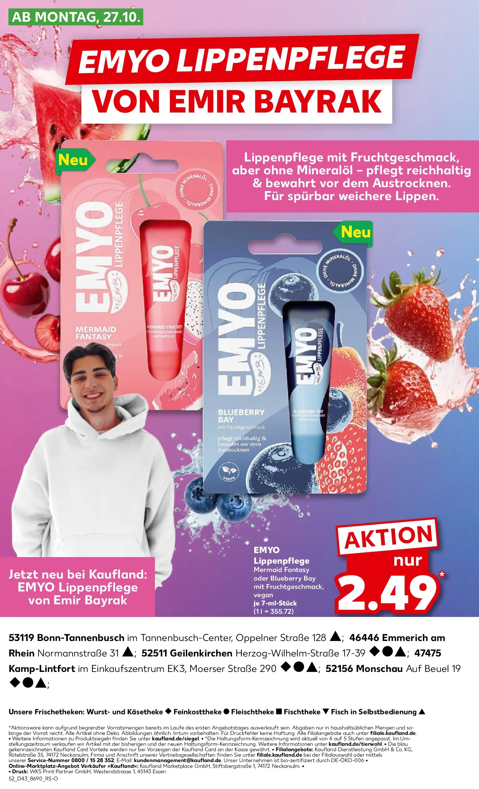Prospekt Kaufland ab 26.10.2025 » Angebote Online zum Blättern | Seite: 52 | Produkte: Wurst, Lip Balm