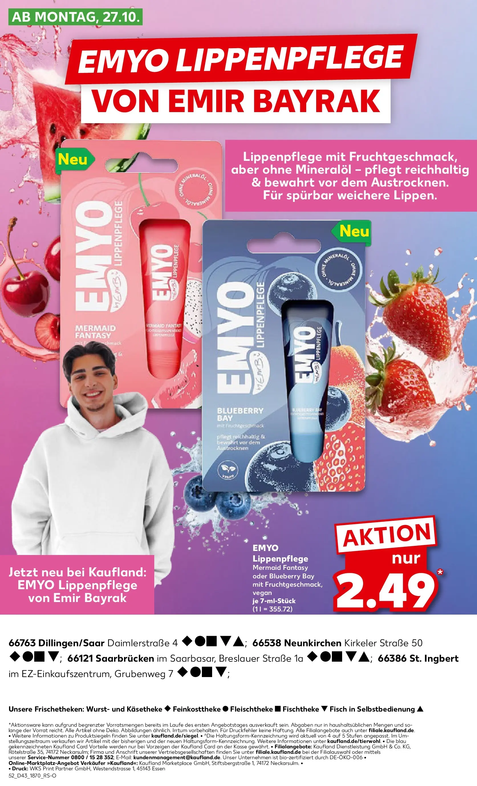 Prospekt Kaufland ab 26.10.2025 » Angebote Online zum Blättern | Seite: 52 | Produkte: Wurst