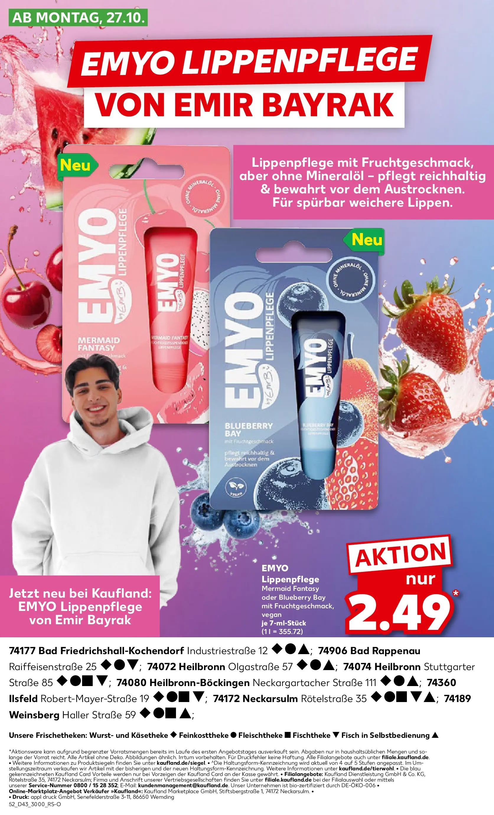 Prospekt Kaufland ab 27.10.2025 » Angebote Online zum Blättern | Seite: 52 | Produkte: Bad, Wurst